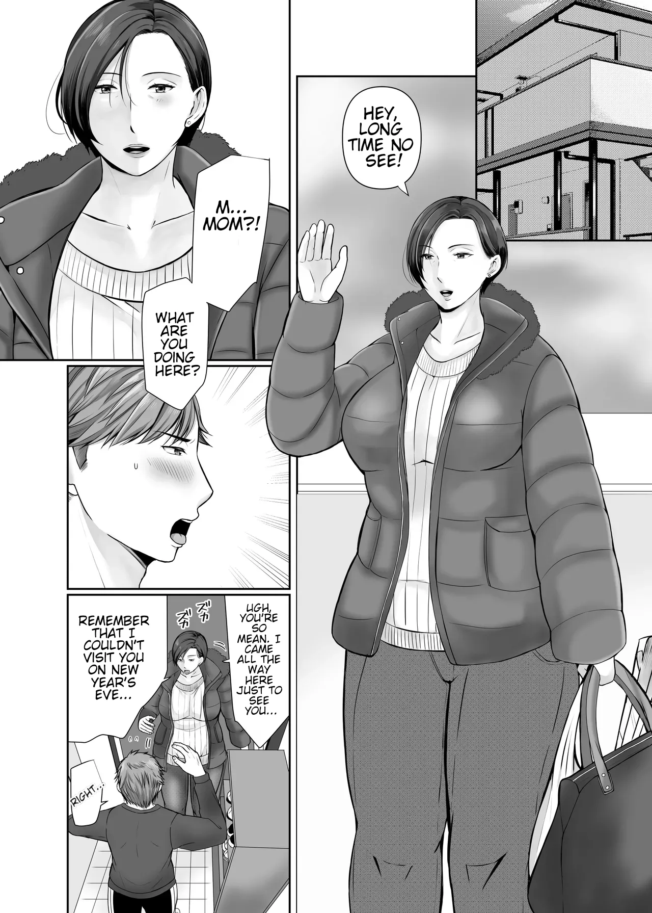 Page 2 of [Popotto Denki Ichigouten] Hitorigurashi no Musuko ni Semararete... | My son, who lives on his own, talked me into it... [English] [WaterKujo]