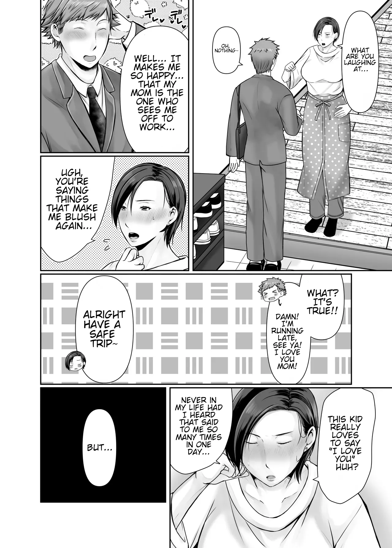 Page 56 of [Popotto Denki Ichigouten] Hitorigurashi no Musuko ni Semararete... | My son, who lives on his own, talked me into it... [English] [WaterKujo]