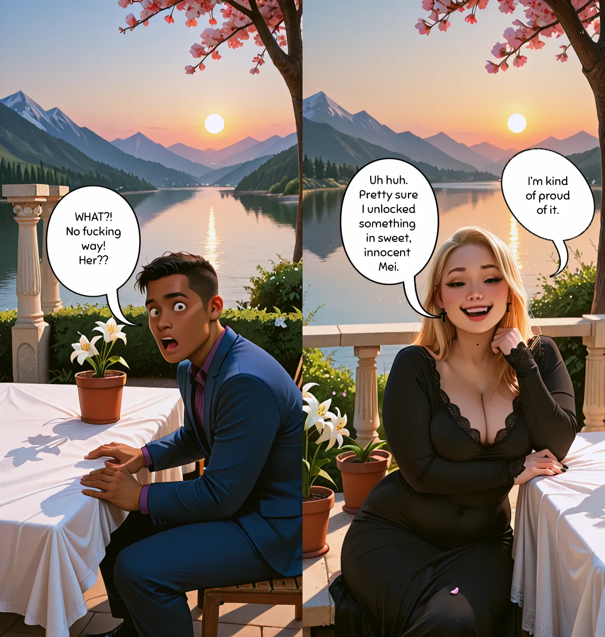 Page 132 of How to lose a guy in 10 fetishes [AI Generated] (warning: diapers, romcom)