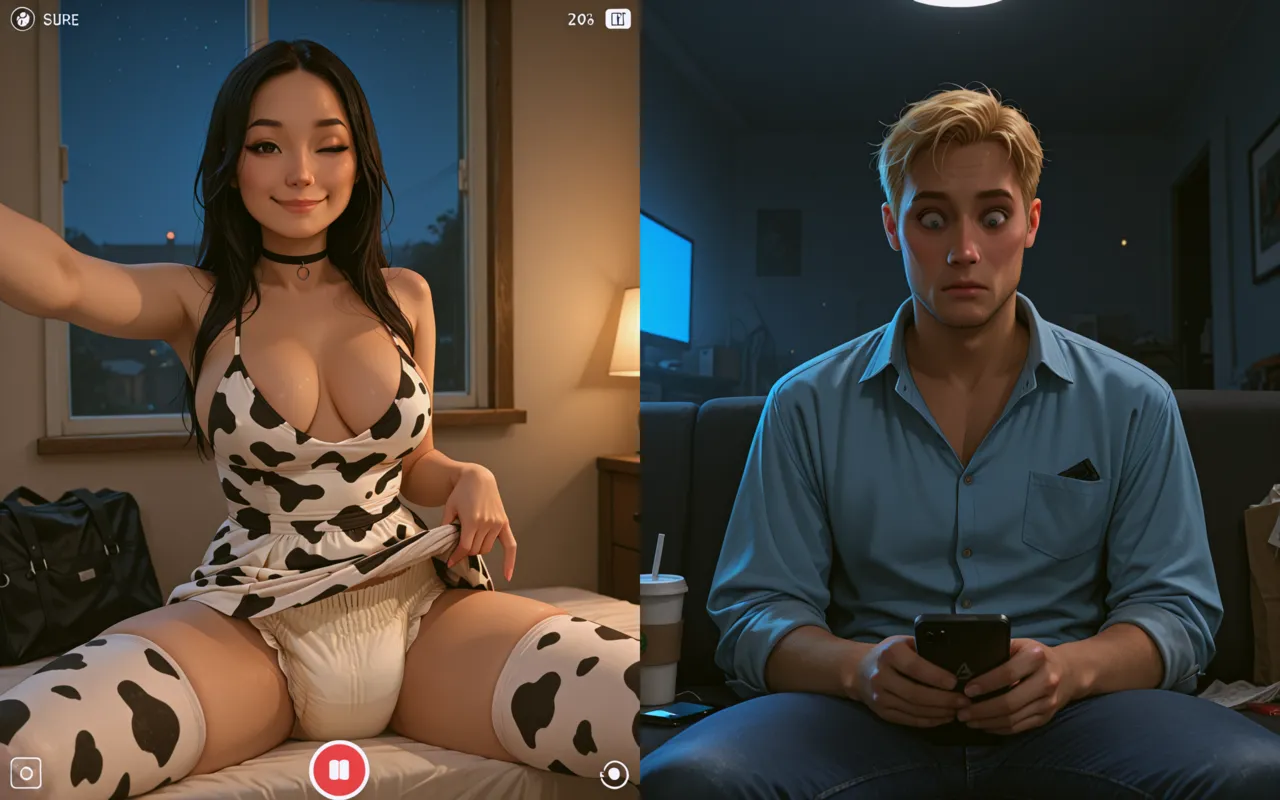 Page 48 of How to lose a guy in 10 fetishes [AI Generated] (warning: diapers, romcom)