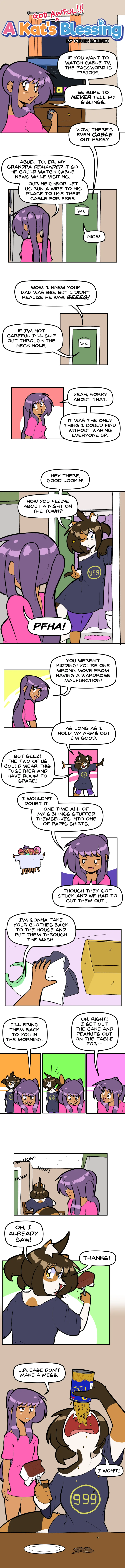 [Megazone23] A Kat’s (GOD AWFUL!!!) Blessing [Ongoing] - Page 48