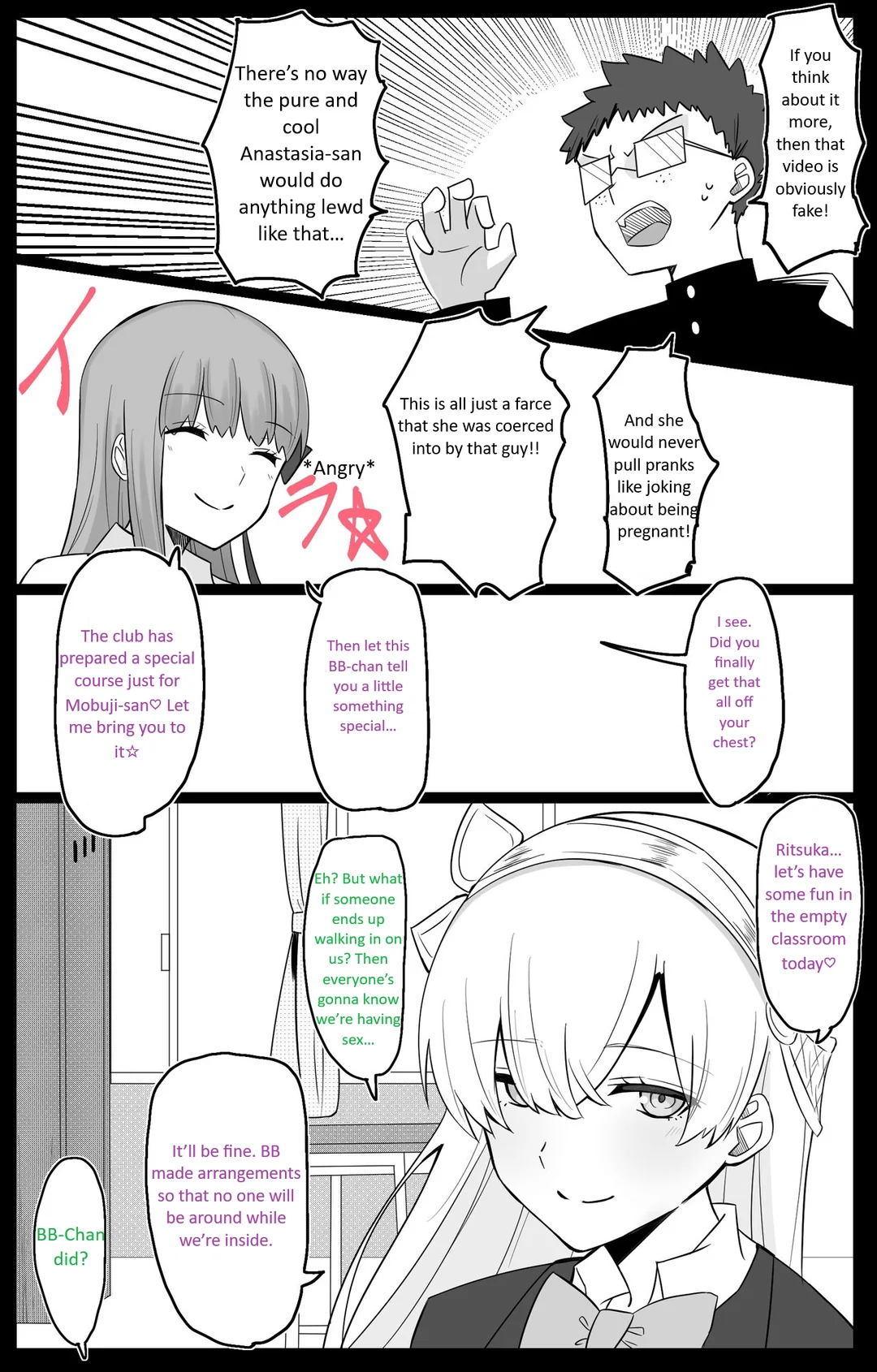Page 3 of Chaldea Academy BB Channel Club Chapter 6 - The Case of Anastasia-san