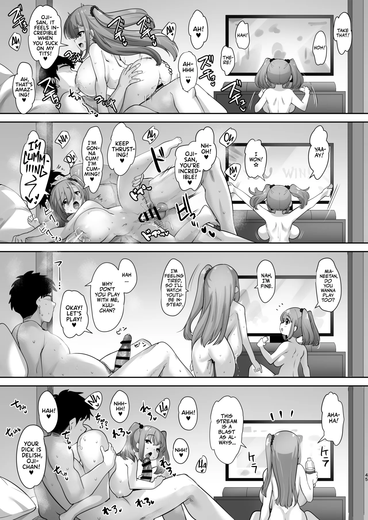 Page 44 of [Misty Isle (Sorimura Youji)] Mei Chichi Harem ~Mecha Amaetekuru Kogara Bakunyuu Meikko 3-shimai to Icha Love Sex Seikatsu~ | My Happy Titty Life with my Three Big-Breasted Little Nieces! [English] [Team Rabu2] [Digital]