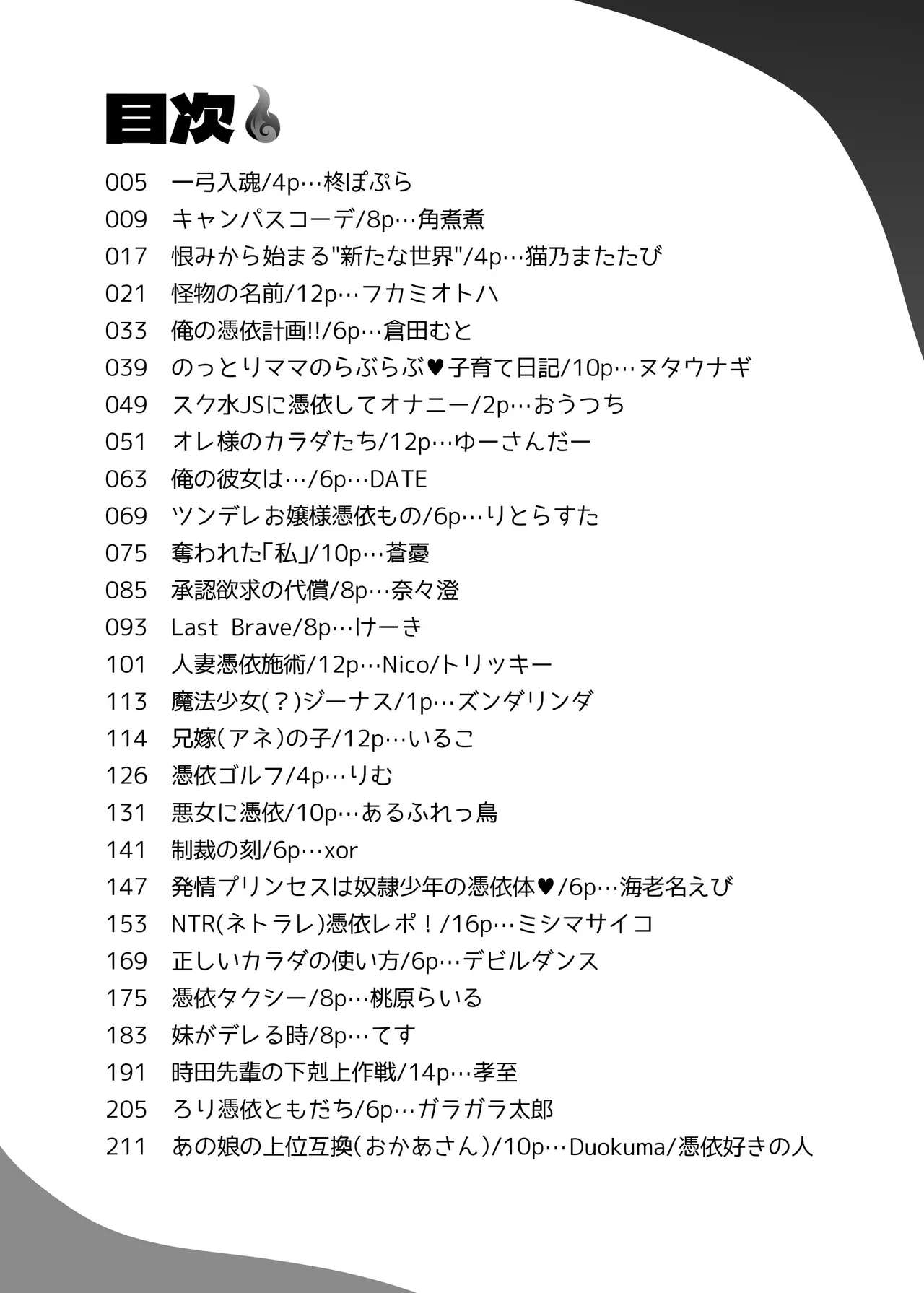 Page 3 of [Hyoui Lover (Various)] Hyoui Catalog Vol. 2 ~Onna no Karada o Nottorimakuru Anthology~ | 附身图鉴 第2卷 ~肆意夺取女人身体的同人合集本~ [Chinese] [ai翻译] [Digital]
