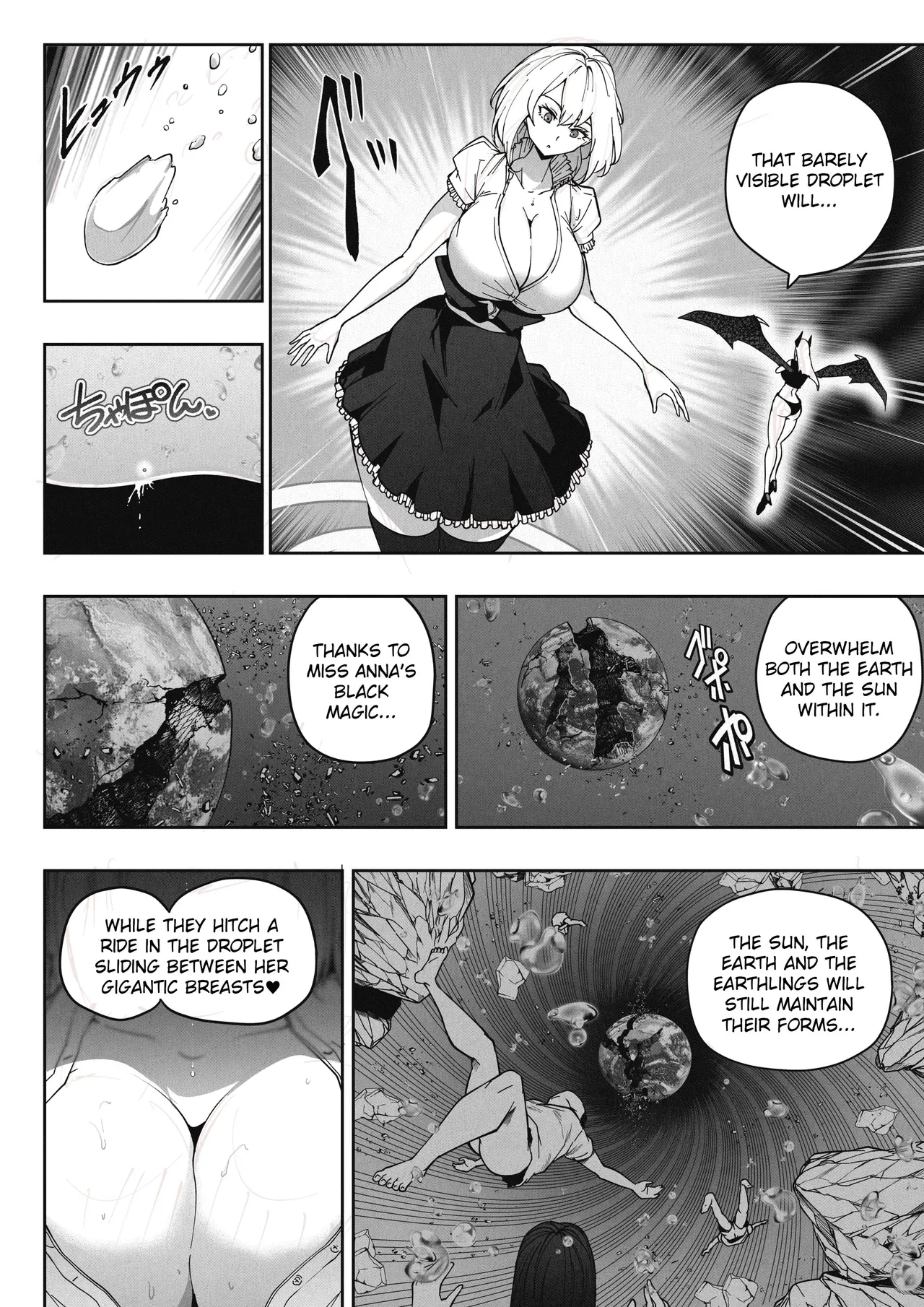 Page 22 of [Soryuu] Shinchou 1680-oku km no Joshi ga Tatta 1-man km Shika Nai Chikyuu o Asobubu | A 168 Billion km Tall Girl Toys with the Mere 10,000 km Earth [English]