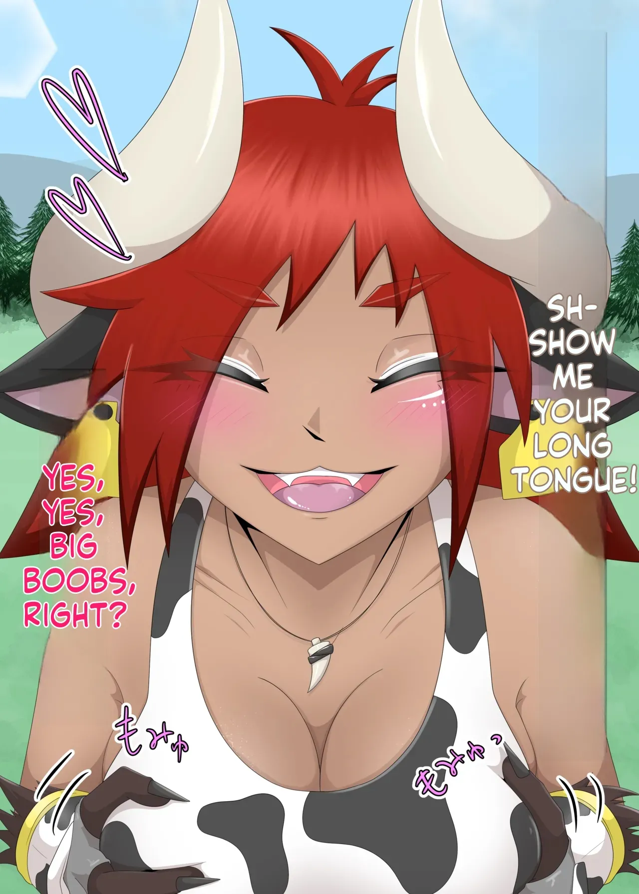 When you say cow, you mean a long tongue, right? - Page 9