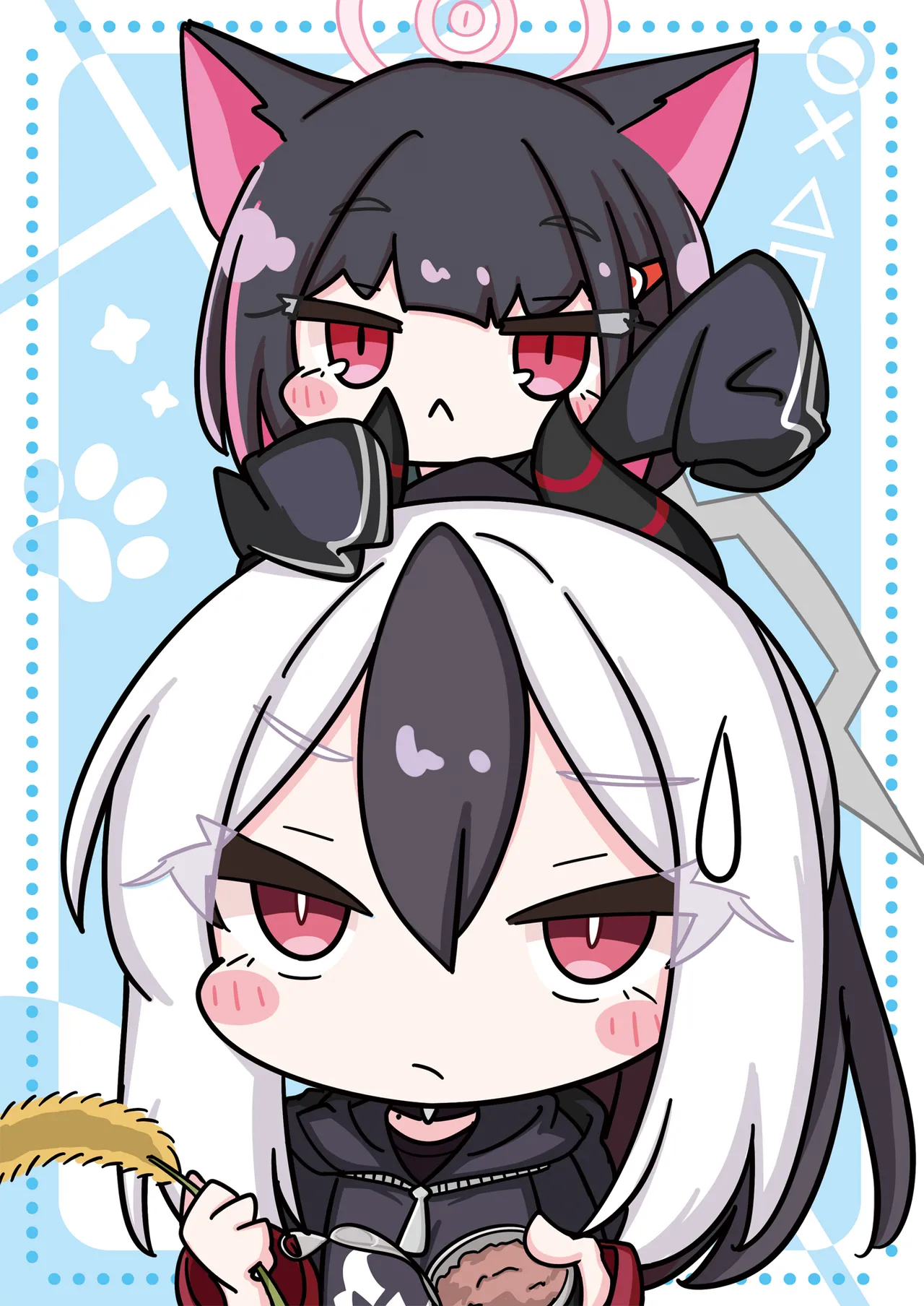 Page 2 of [Hiyokomame (komakoma,tsumugi)]Neko Kazusa no Hobo mo Benriya68 ni Omakase.(Blue Archive) [Digital]