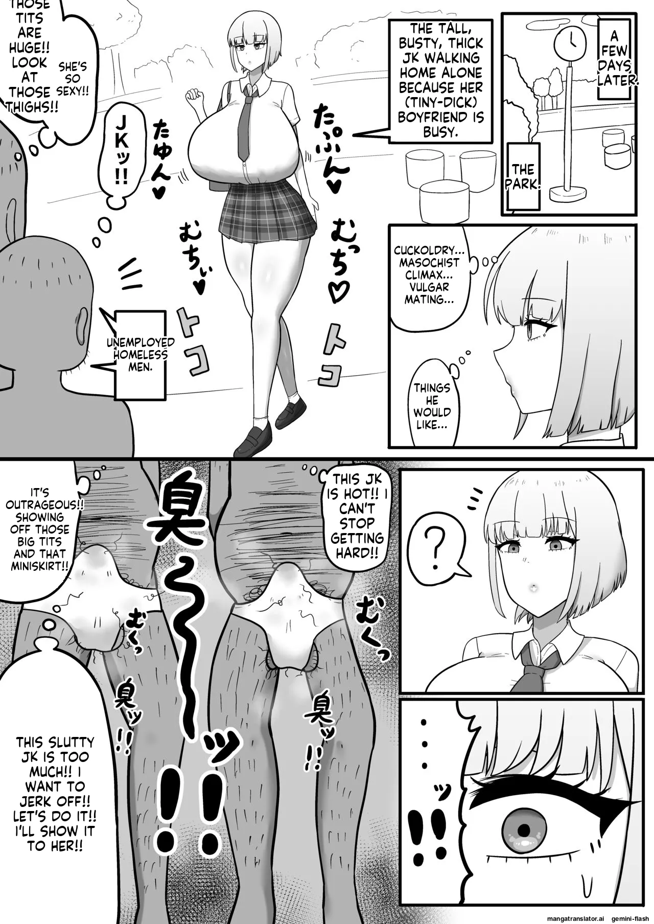 Page 9 of [Tanechikoya (Tanehijiri)] Ikemen Joshi no Volley-bu Kanojo ga Homeless ni Netorareru Hanashi [English]