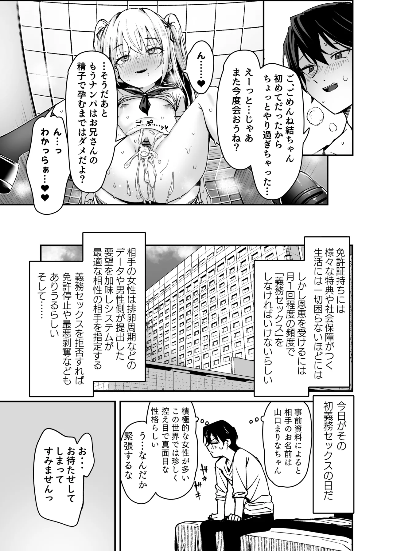 Page 11 of [Little Hopper (Hashibiro Kou)] Sex ni Menkyo ga Hitsuyou ni Natta Sekai [Digital]