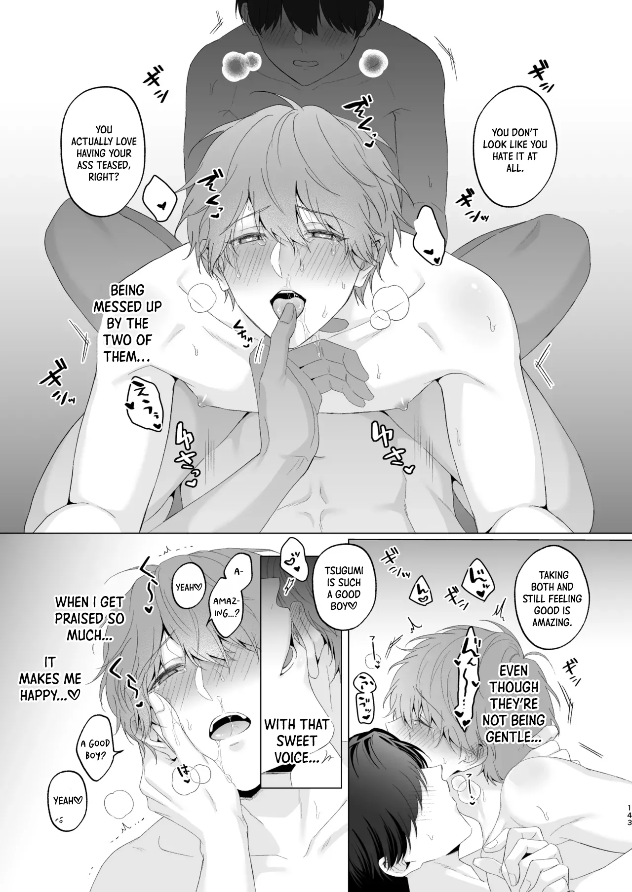 San Kyodai de Nakayoshi Etchi Chinan Ukete - Page 143