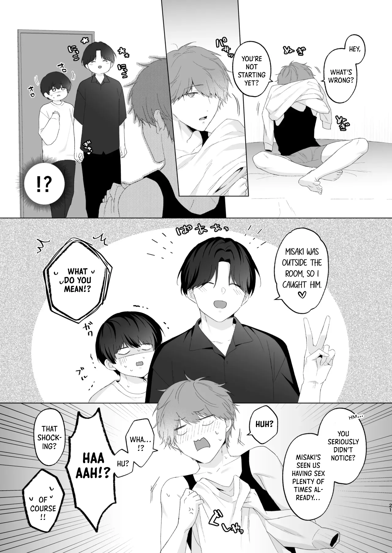 San Kyodai de Nakayoshi Etchi Chinan Ukete - Page 21
