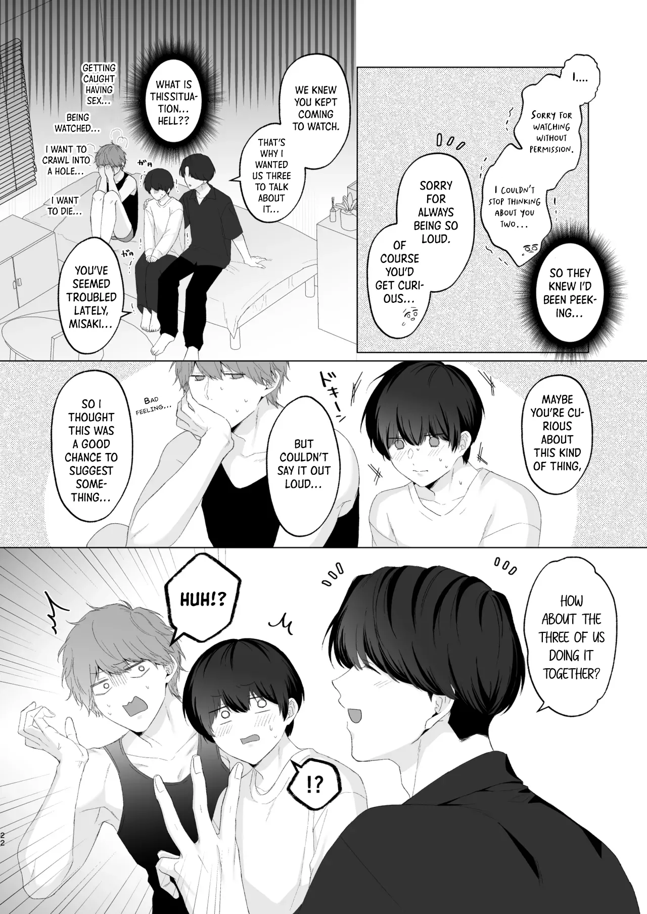 San Kyodai de Nakayoshi Etchi Chinan Ukete - Page 22