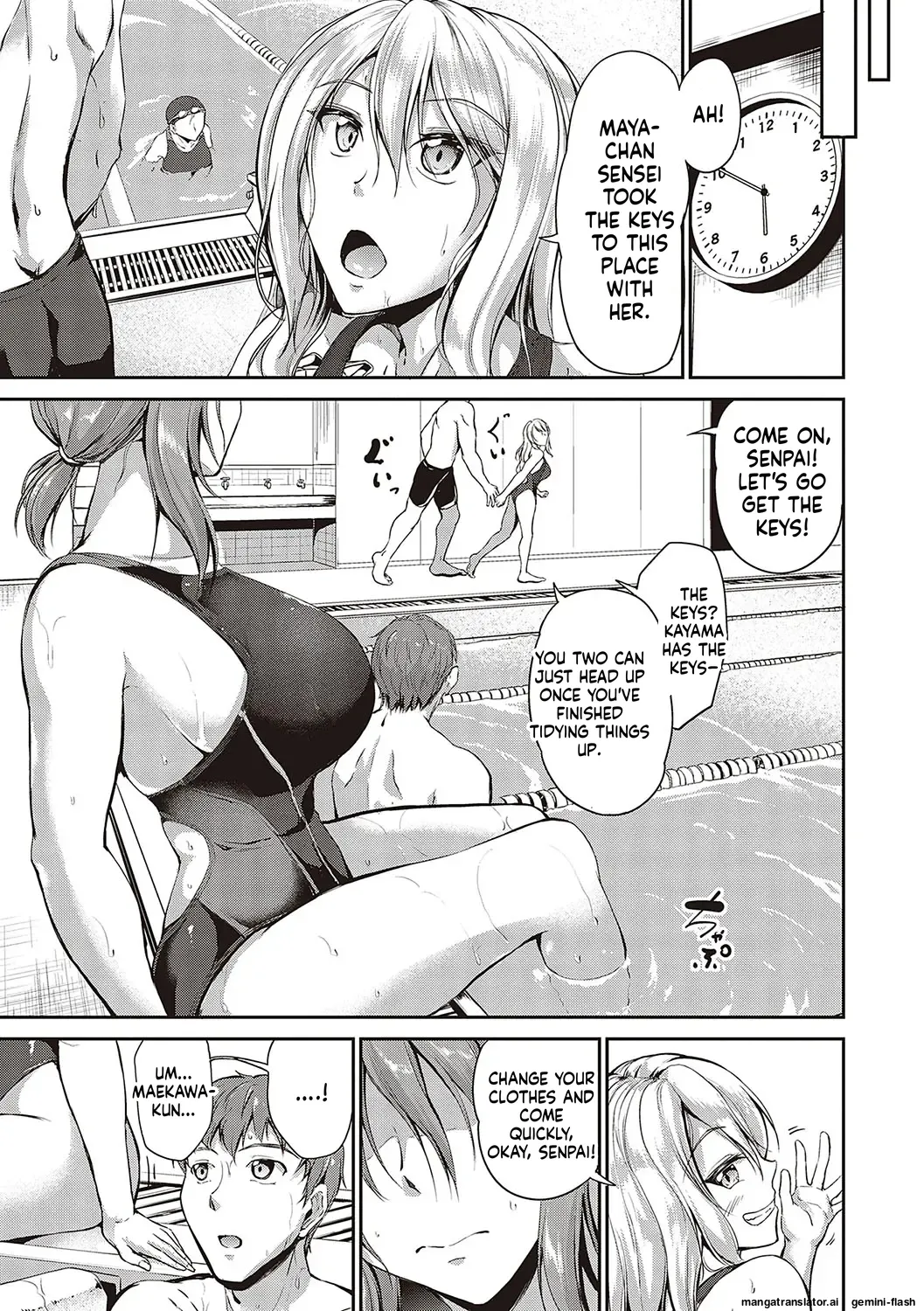 Swimming Life + Ch. 5 Senga + Shoki Settei Shiryou - Page 14