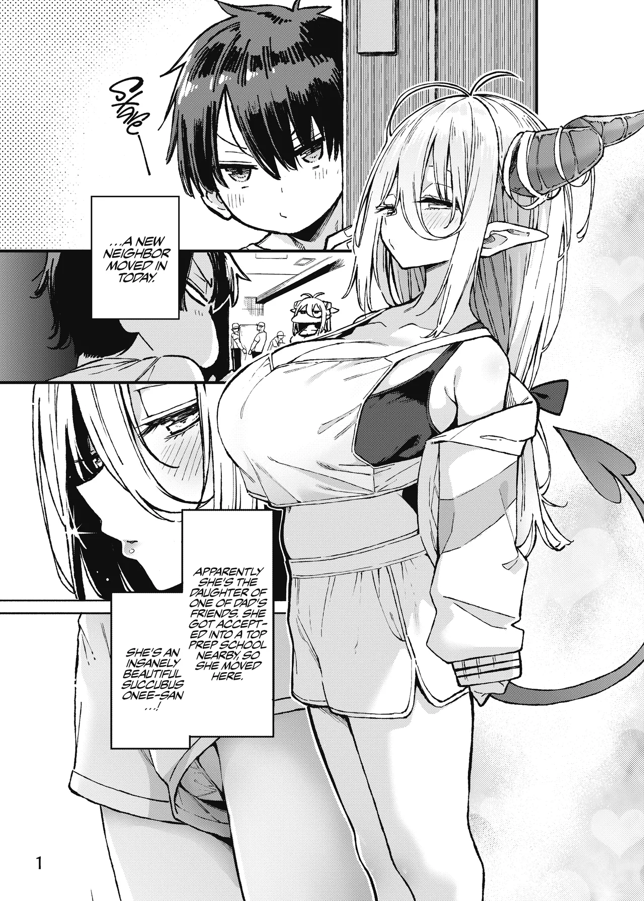 Page 2 of [Service Heaven (Hayashi)] Tonari no Miwaku Succubus Onee-san to no Love Love Biyori | Lovey-Dovey Days with the Enchanting Succubus Onee-san Next Door [English] [Digital]