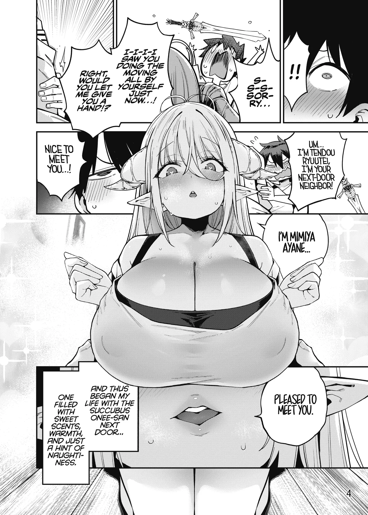 Page 5 of [Service Heaven (Hayashi)] Tonari no Miwaku Succubus Onee-san to no Love Love Biyori | Lovey-Dovey Days with the Enchanting Succubus Onee-san Next Door [English] [Digital]