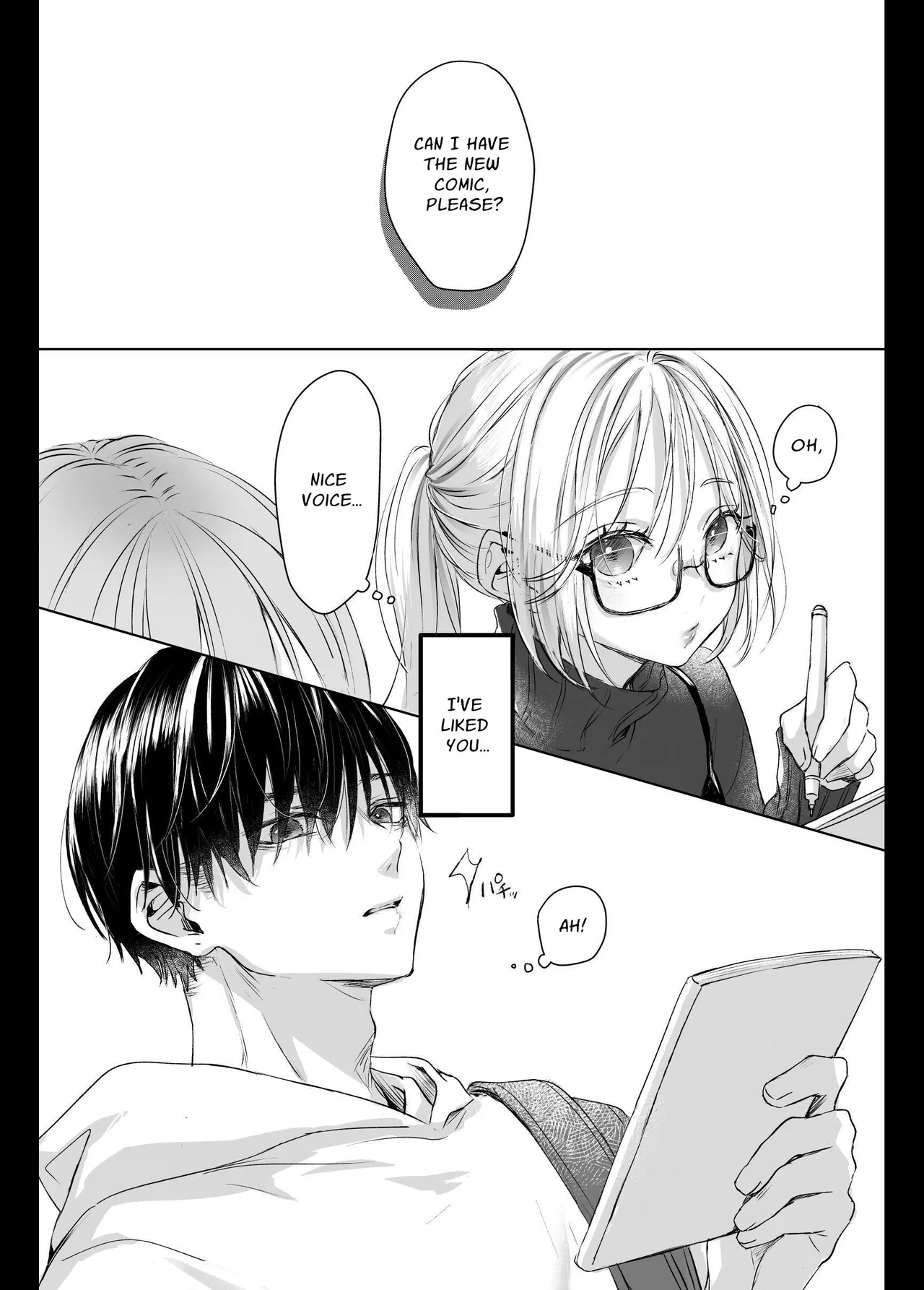 Page 2 of [Murasaki-ya (Murasaki)] It's My Sale Assistant's Fault That My New Publication is XXX. [English] [Chocolate] [Digital] [Incomplete]