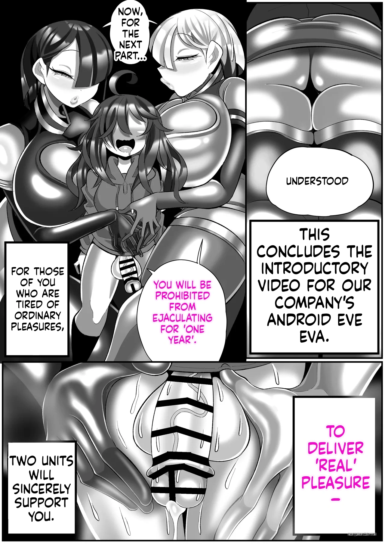 Kikaiteki Futanari Shasei Kanri - Page 54