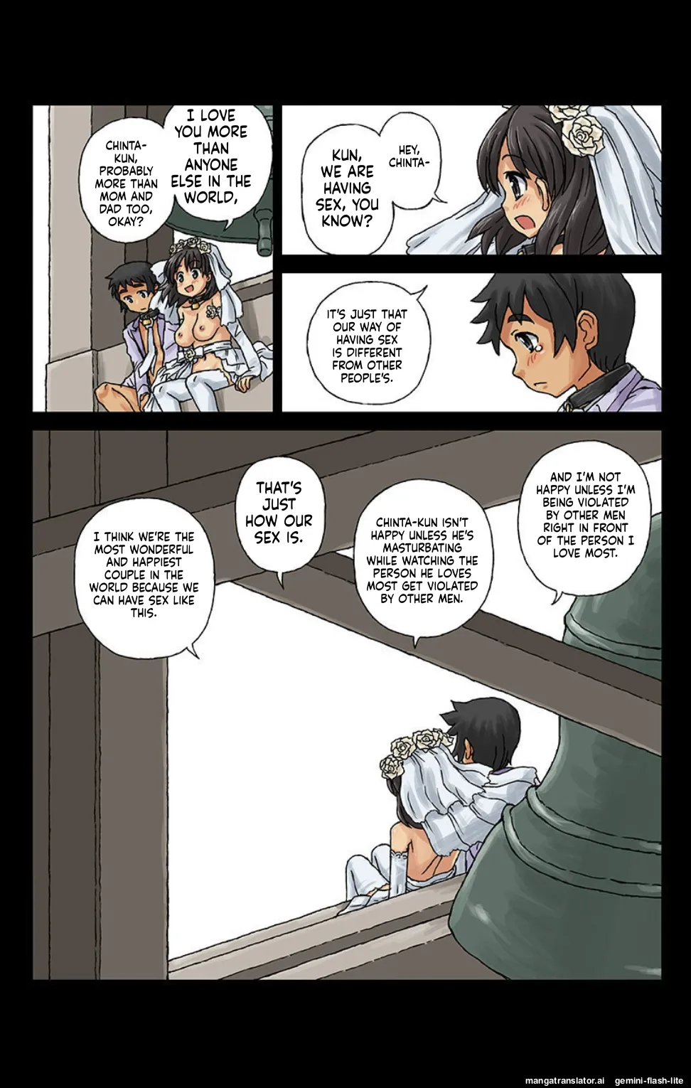 Page 10 of Kachiku Couple 3 AI Translation