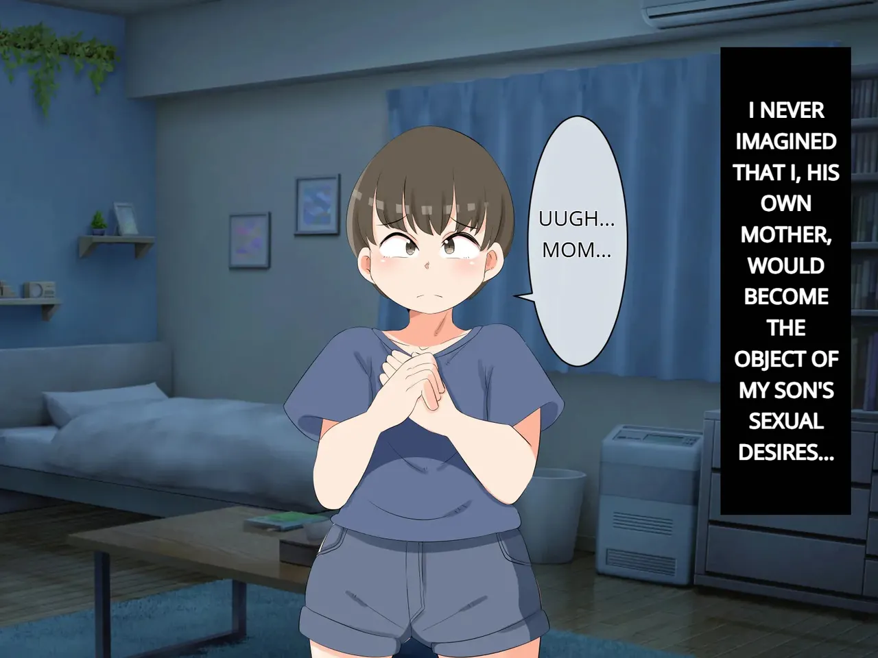 Page 10 of [ Kumazasa ] No way! I, a mother, am the object of my son's sexual desire!