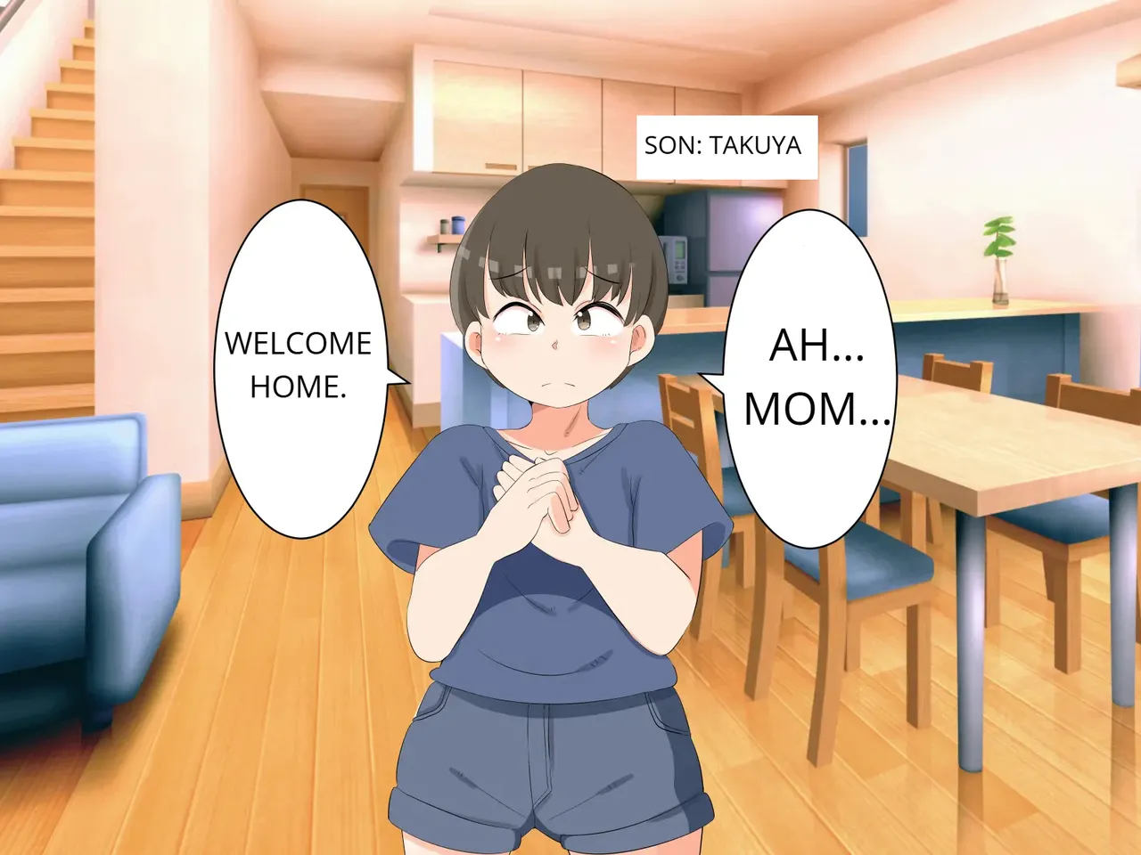 Page 4 of [ Kumazasa ] No way! I, a mother, am the object of my son's sexual desire!