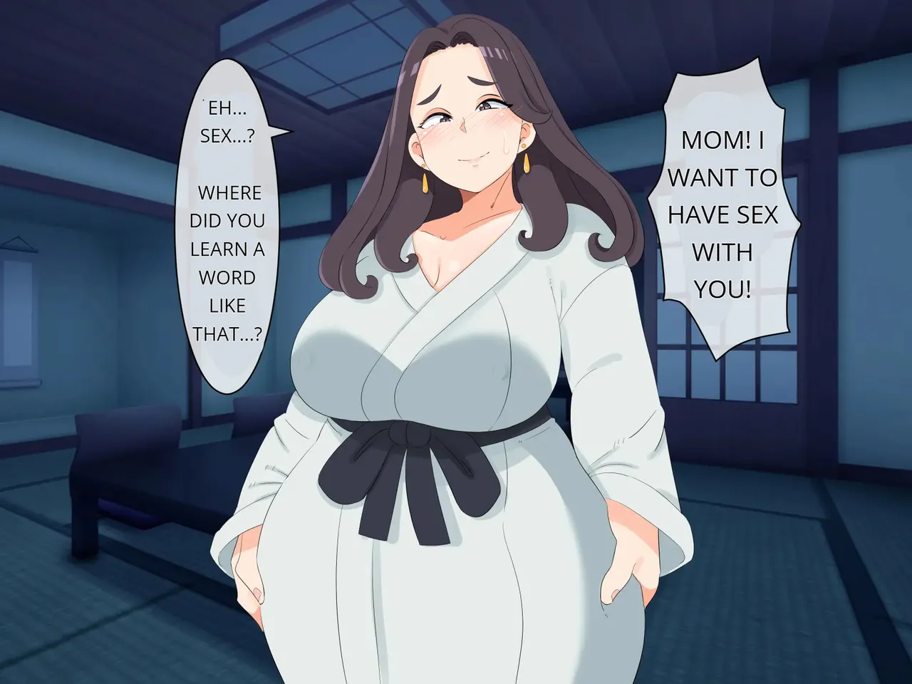 Page 55 of [ Kumazasa ] No way! I, a mother, am the object of my son's sexual desire!