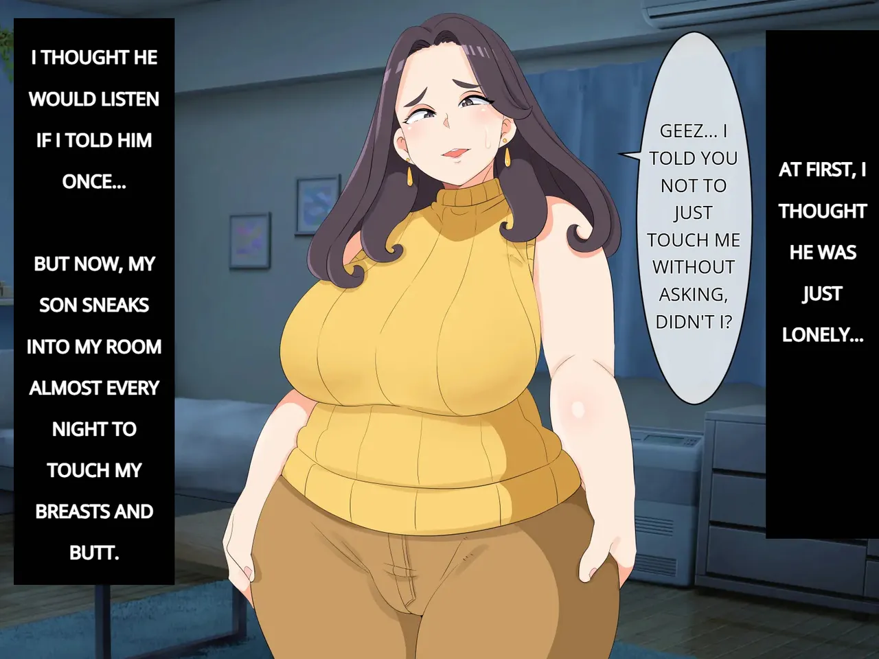 Page 9 of [ Kumazasa ] No way! I, a mother, am the object of my son's sexual desire!