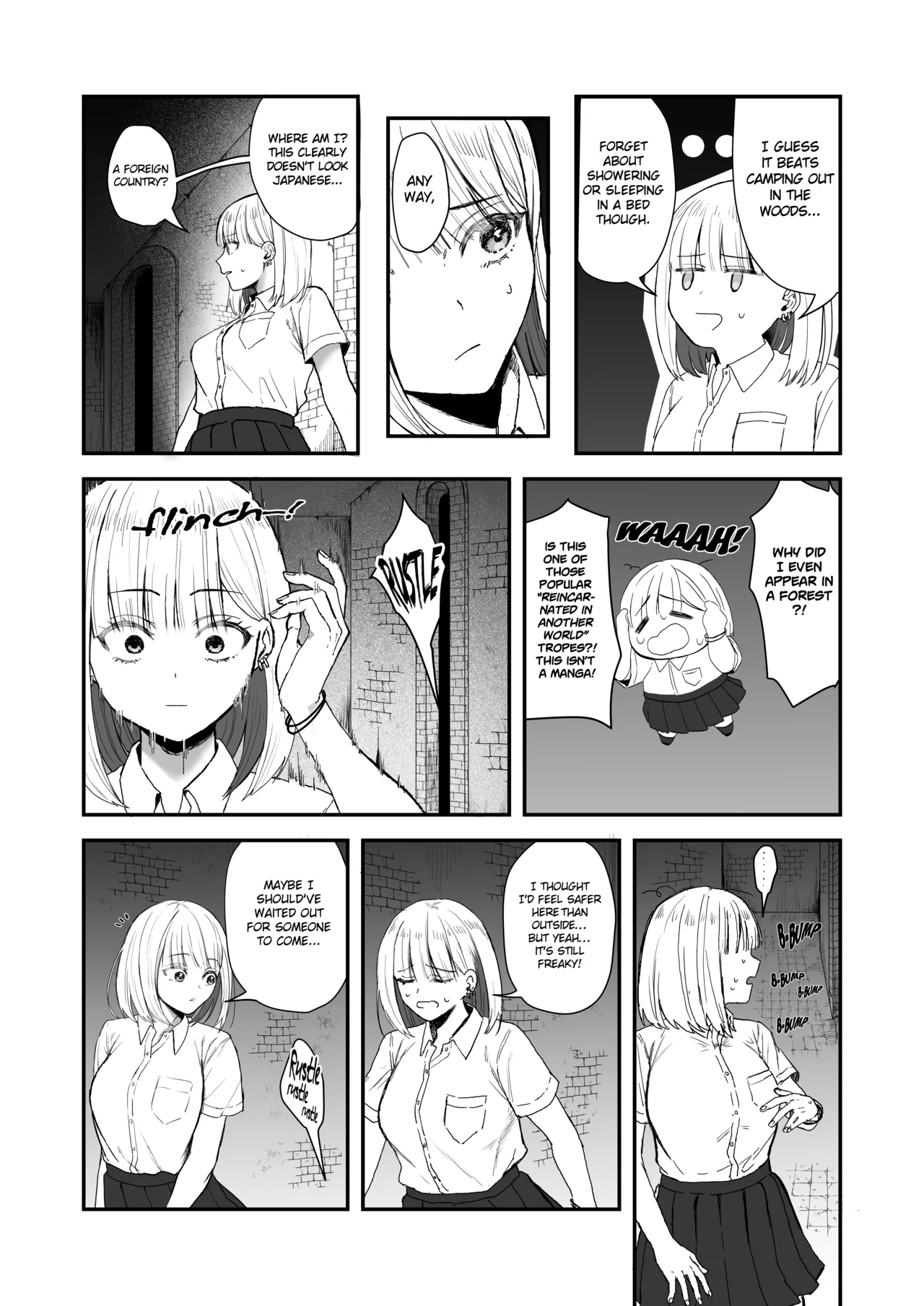 Page 4 of [wasabizuke (wasabi)] Isekai Teni x JK x Mushi [English] {Mant}