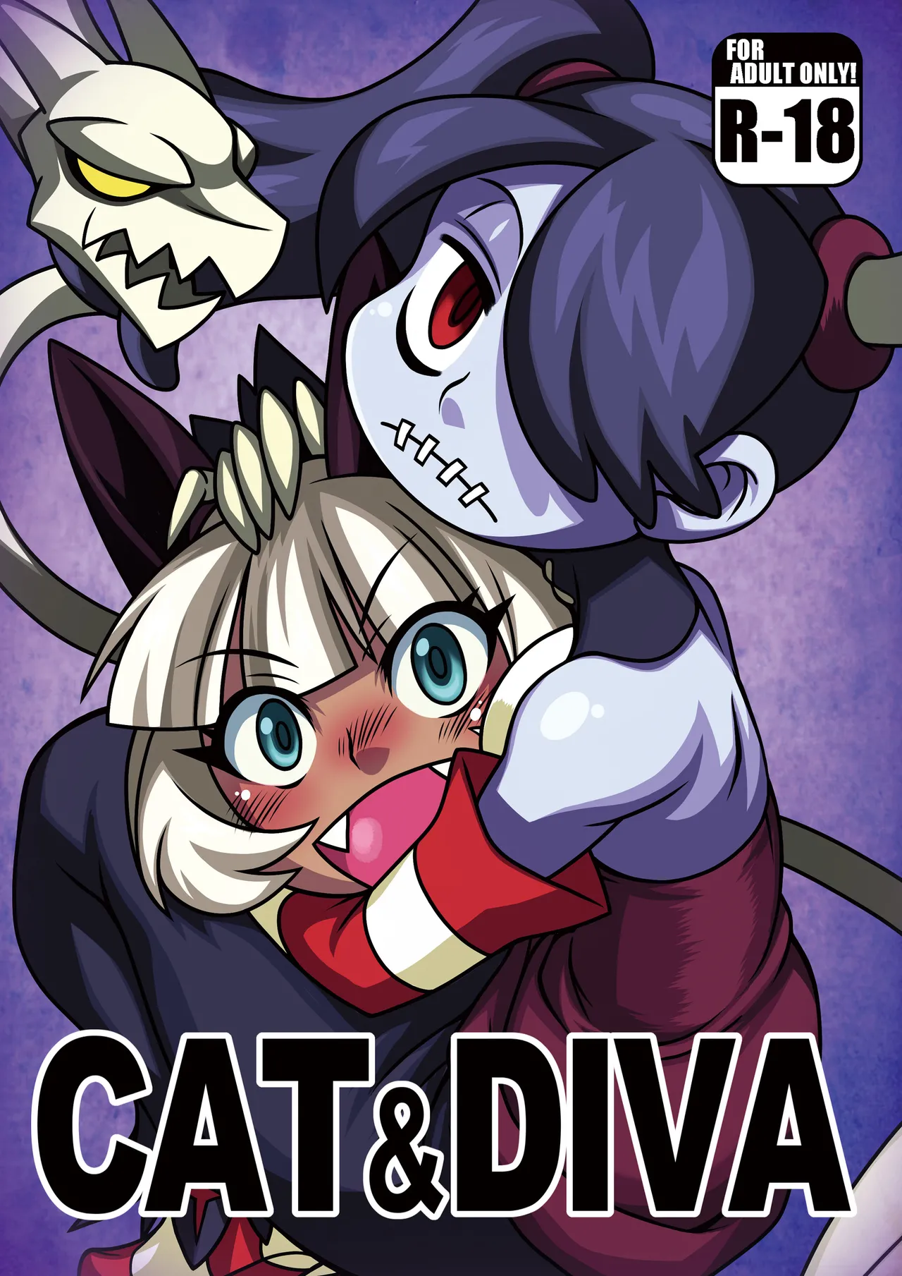 Page 1 of [Mayoineko (Various)] CAT&DIVA (Skullgirls) [Digital]