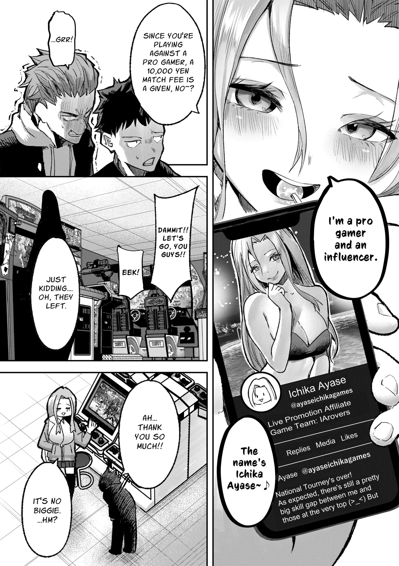 Page 9 of [P&I] Gal Pro Gamer-sama no Nama Oppai wo Fan no Mae de Sarashite Yaru yo | I'll Expose The Pro Gamer Gal's Breasts Before Her Fans [English] [Cunny Garden]