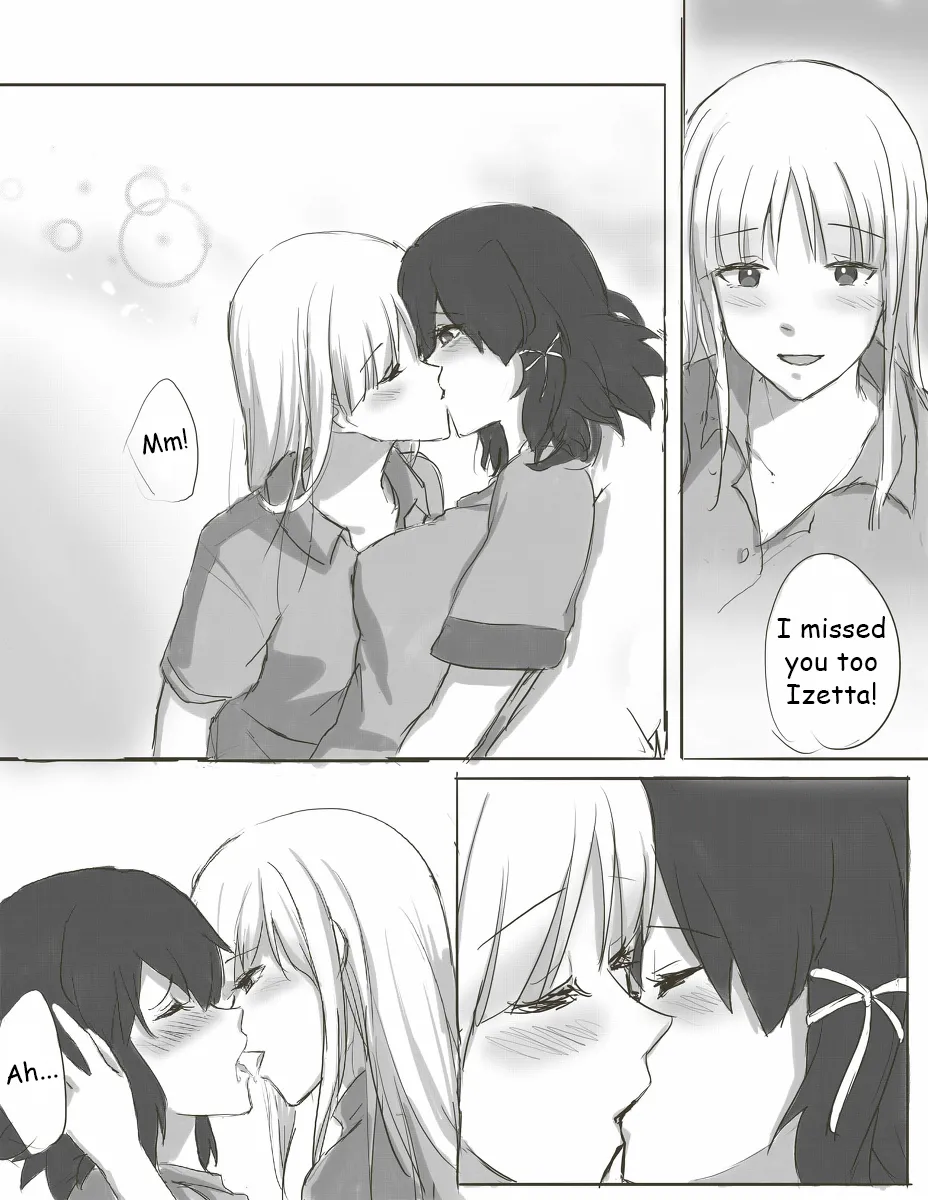 Page 9 of Finé and Izetta's 3-Day Holiday - Kudamonoichizu - MuziYuri