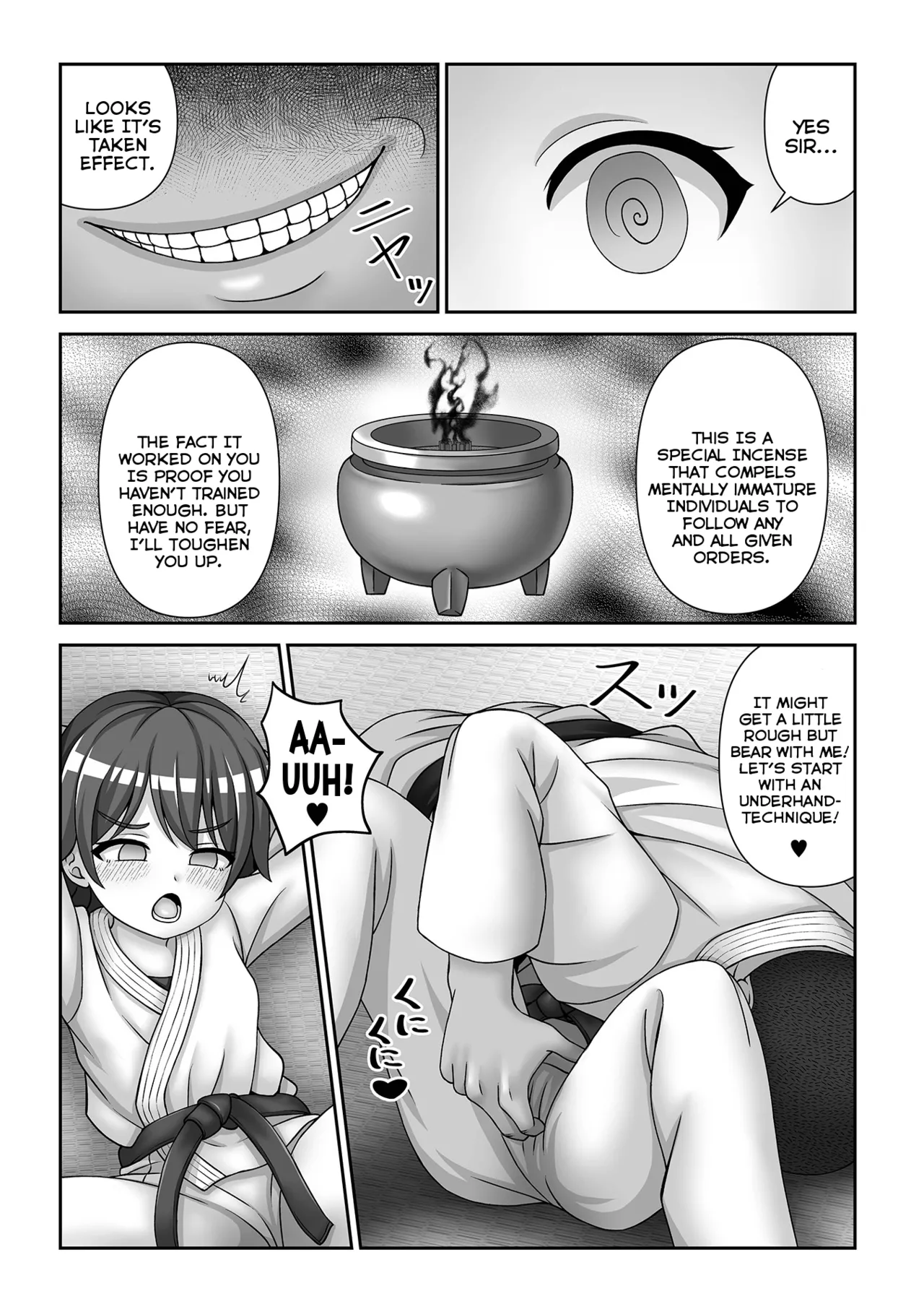 Page 4 of Judo Musume no Tanetsuke Inokori Renshuu | A Judo Girl's After-School Breeding Training