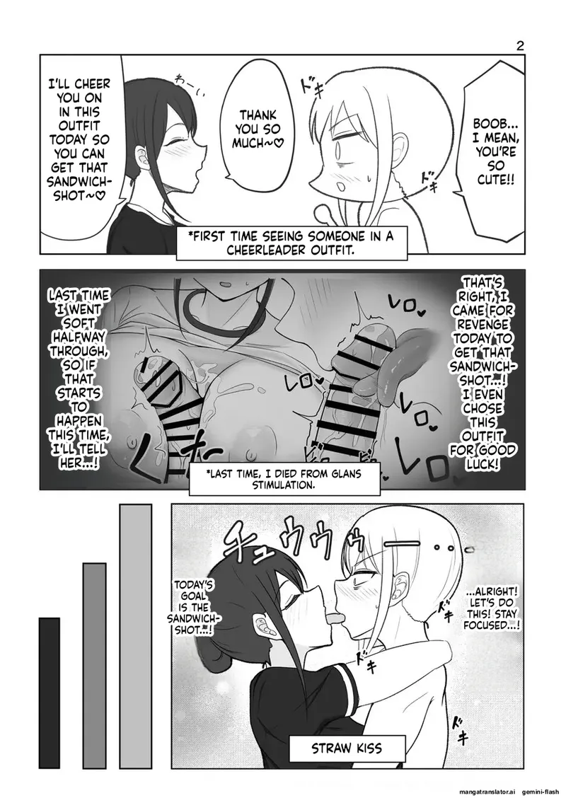 Page 2 of ズリキチ見習いがGカップお姉さんにパイズリしてもらったレポ漫画 ～リベンジ編～