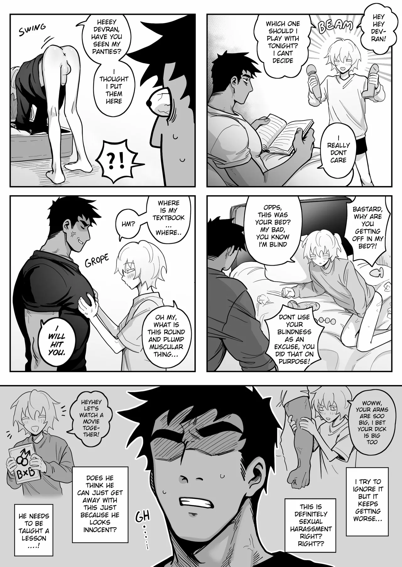 Page 5 of [Schweinchen31] Dosukebena Roommate o Wakara Seru Hanashi | Teaching My Perverted Roommate a Lesson [English] [Decensored]