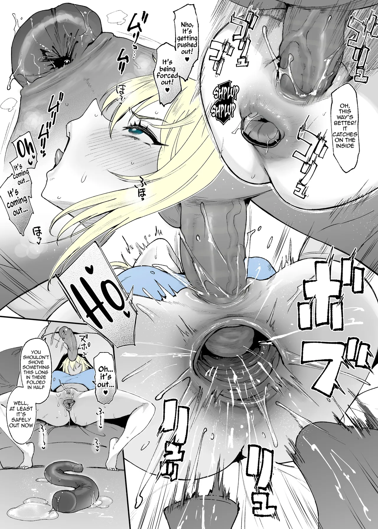 Page 2 of Ananie-chuu no Nee-chan, Dasenaku Natta Dildo o Totte Morau | Big Sister asks to get the dildo that got stuck in her butt out