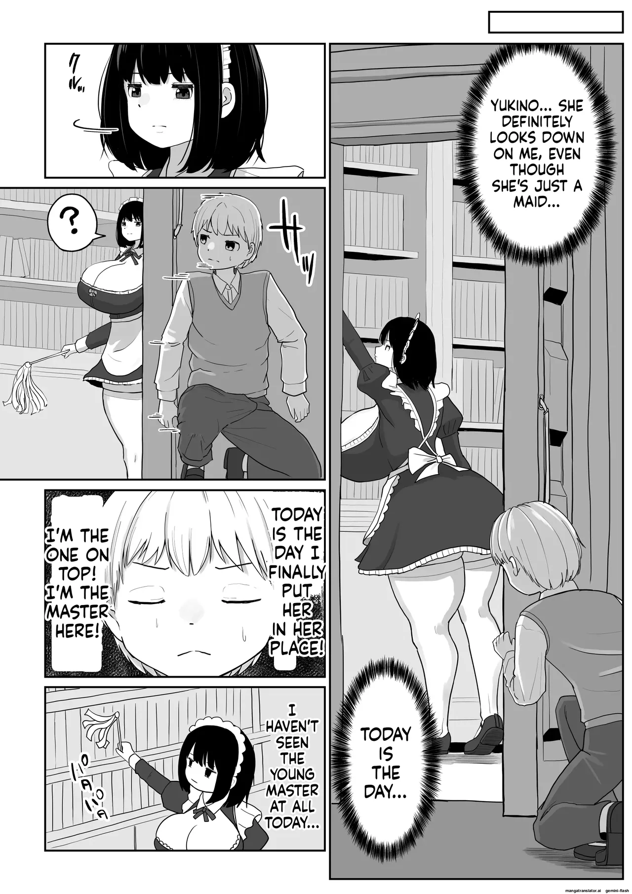 Page 34 of Bakunyuu Deka Maid ni Onabare Shitara Kuwareta.