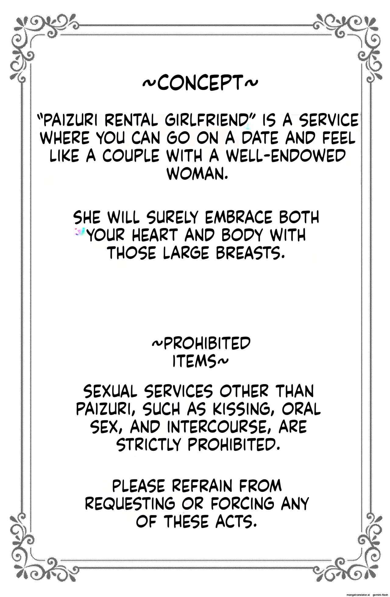 Page 2 of Paizuri Shika Dekinai kedo Paizuri dake wa Kakujitsu ni Dekiru Paizuri Rental Kanojo
