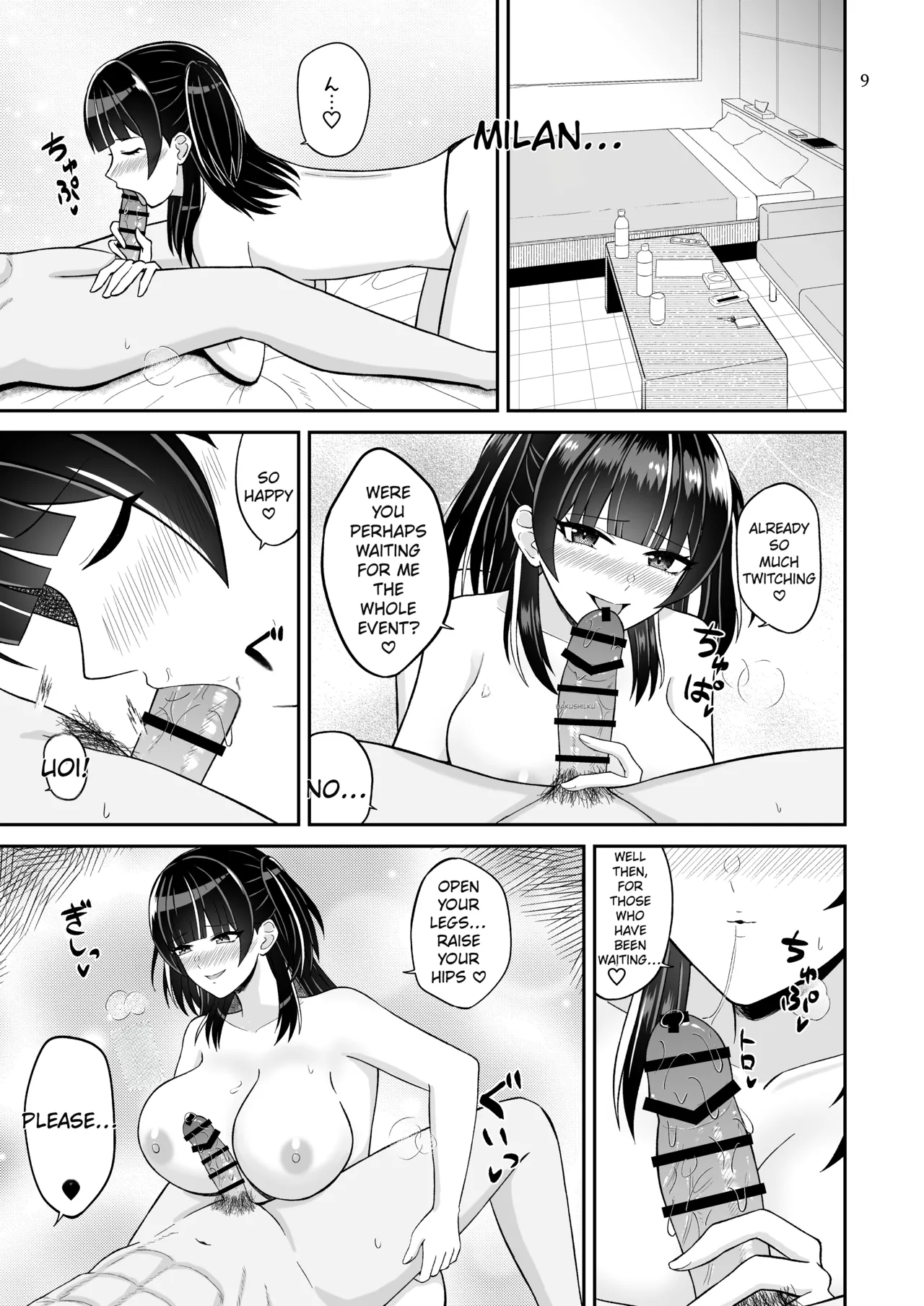 Ero Doujin Mitai na Paizuri Shichao - Page 9