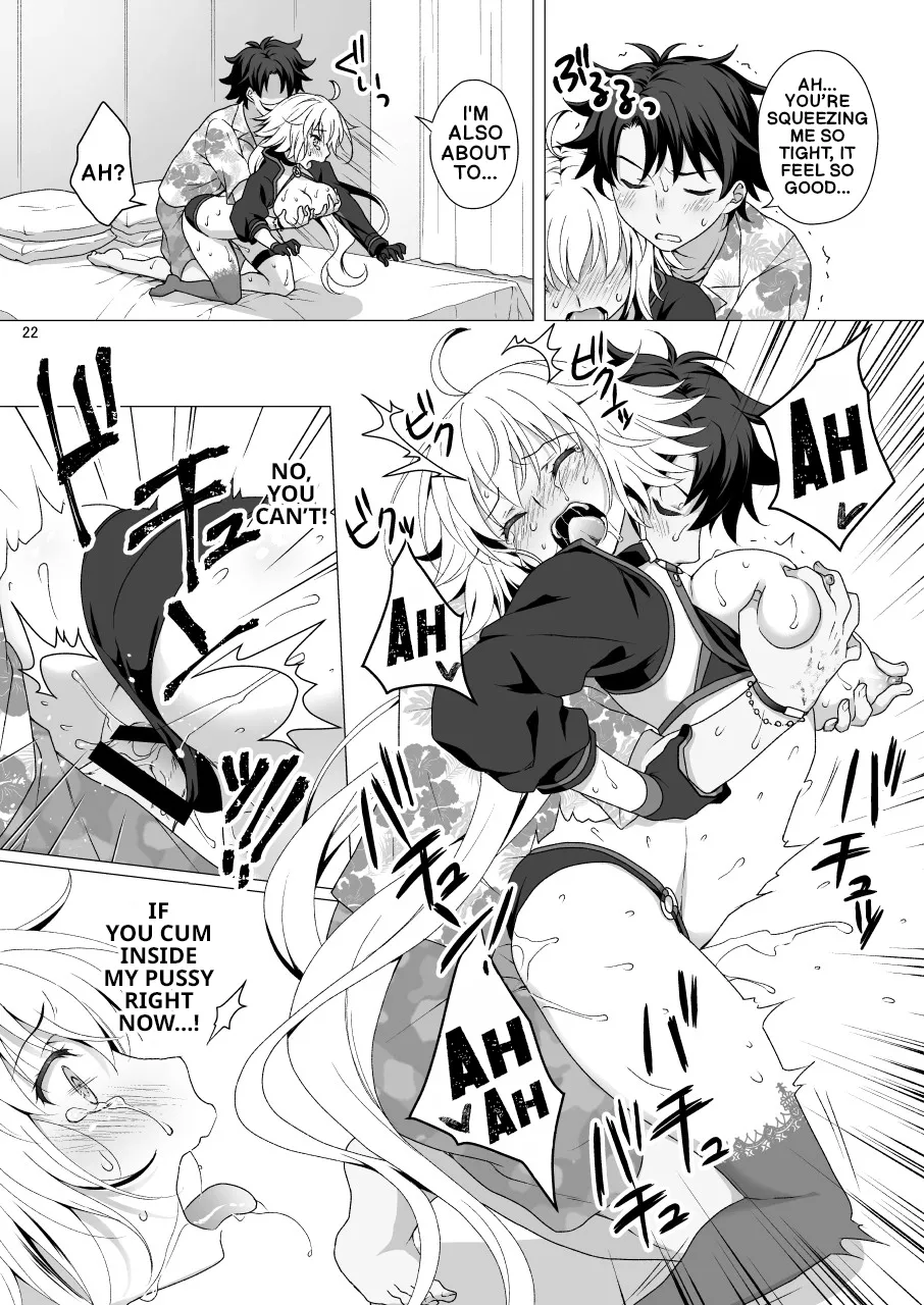 CHALDEA GIRLS COLLECTION Jeanne Alter Continuous Orgasms Through the Command Spells - Page 21