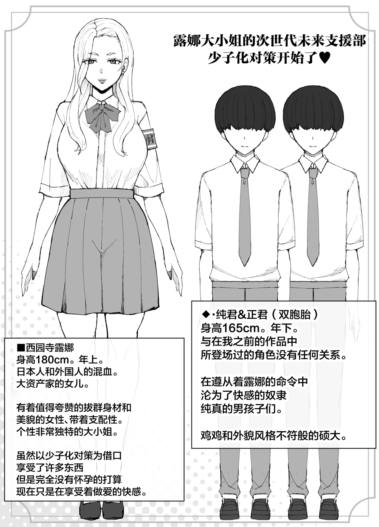 Page 2 of [Yoshiyoshi-ya] Luna Ojou-sama no Jisedai Mirai Shien-bu -Shoushika Taisaku Hajimemasu- [Chinese]