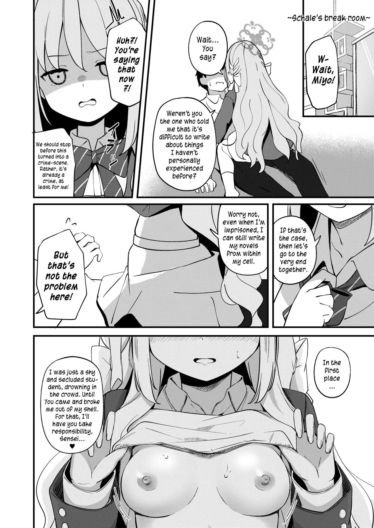 Page 3 of (C107) [Inharmonicity (Hotokenoza)] Sakurai Miyo no Renai Joucho | Sakurai Miyo’s Romantic Feelings (Blue Archive) [English] [DeppoTL] [Digital]