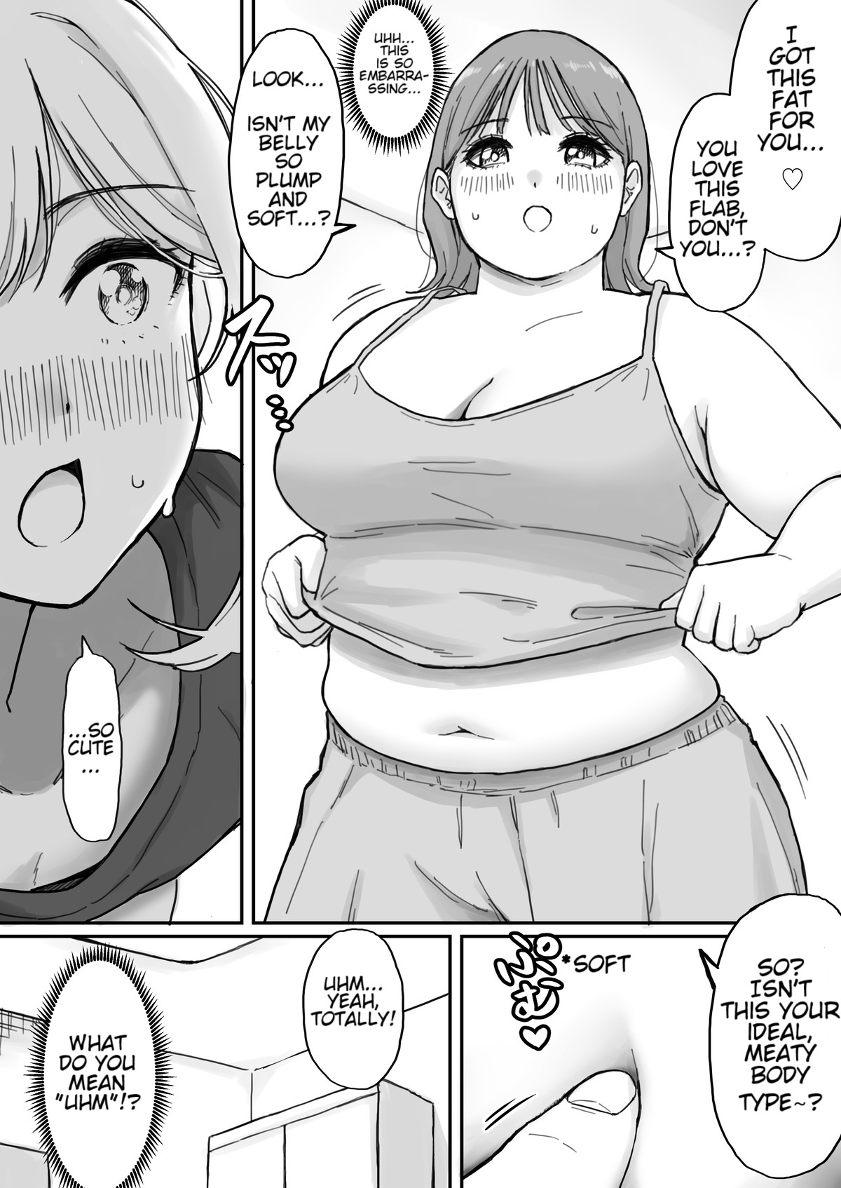 My boyfriend (a boy) had a fetish for excess fat - Page 14
