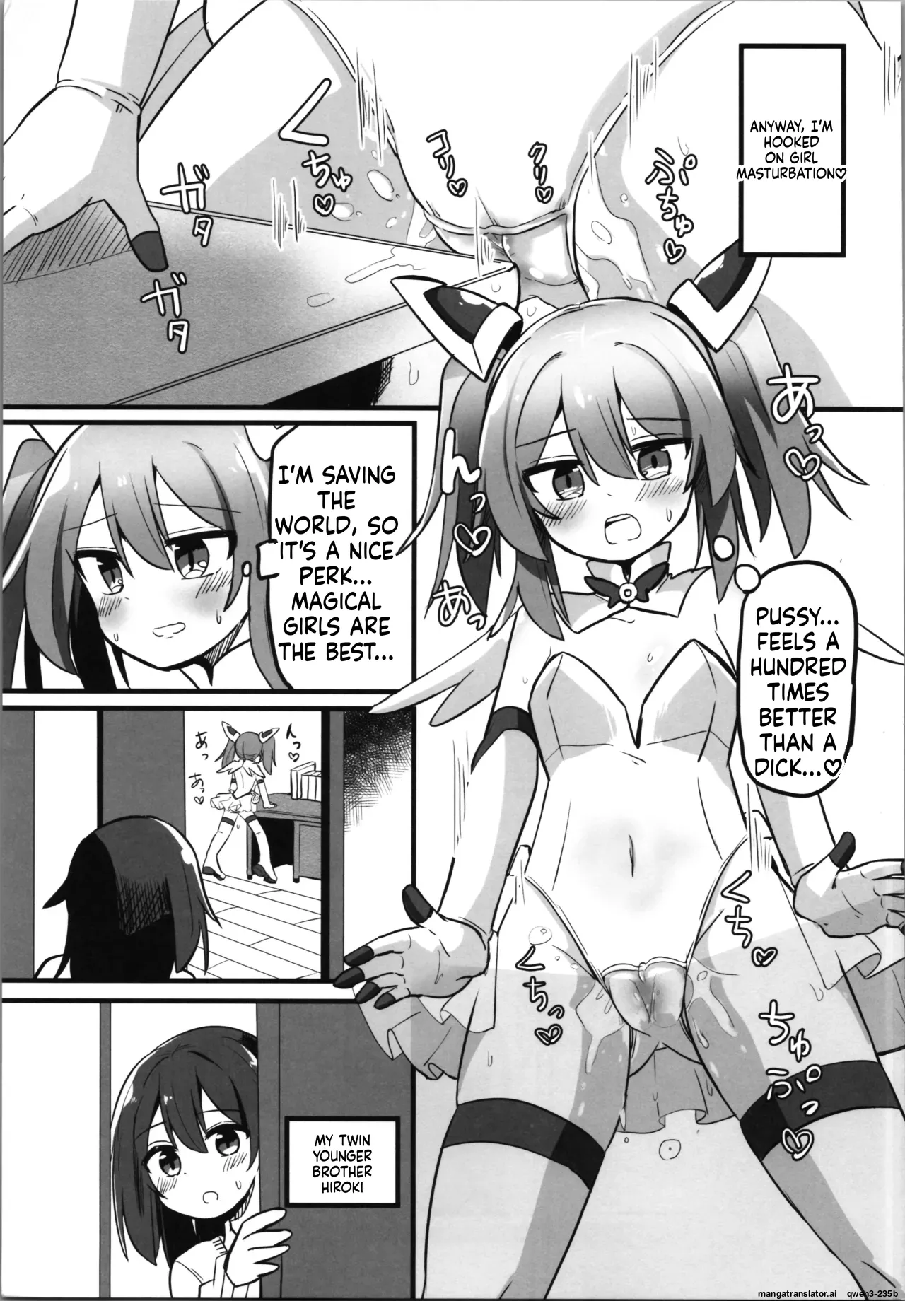 Page 4 of TS Mahou Shoujo, Otouto ni Okasareru