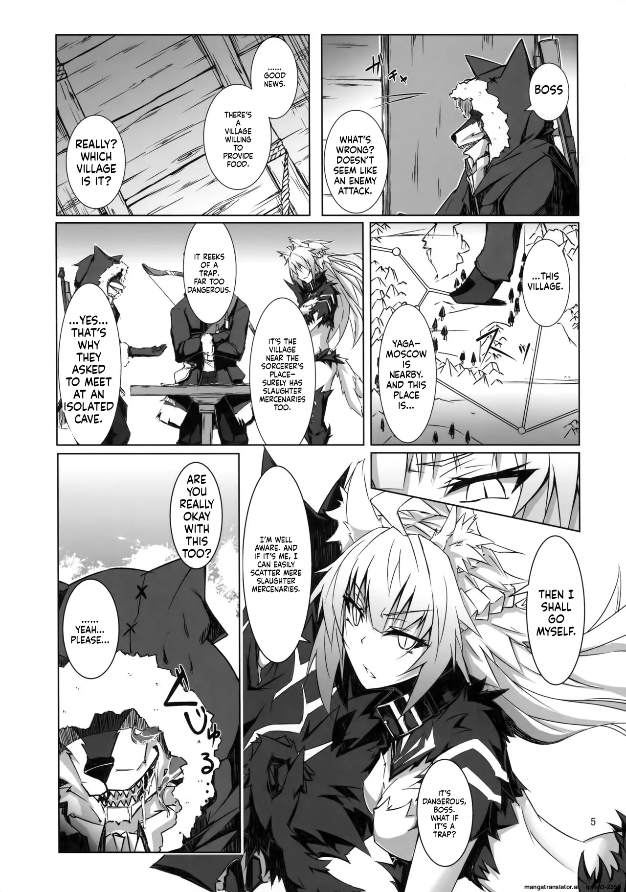 Page 4 of Ryouken wa Mesuinu Rashiku