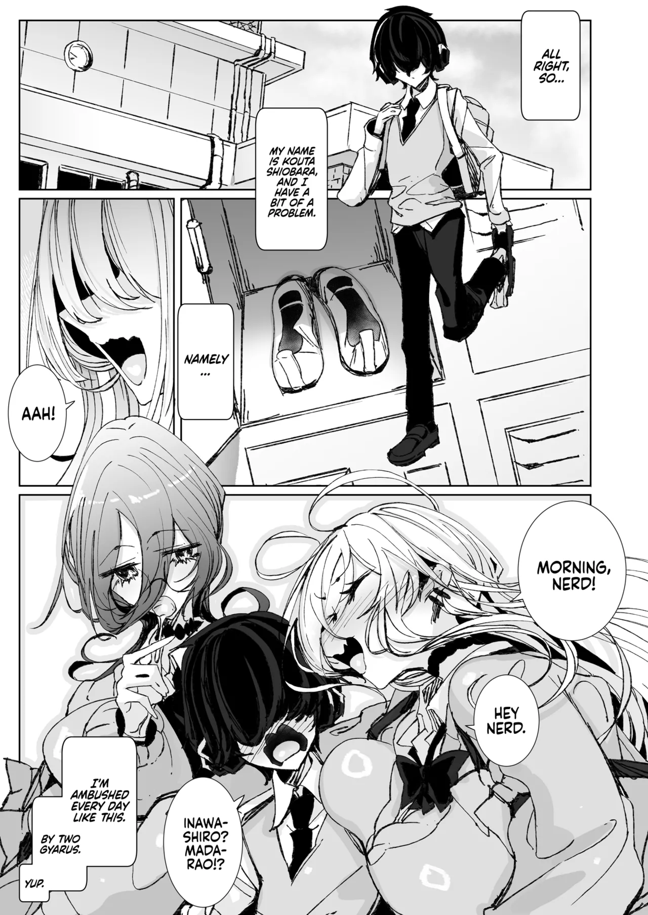 Page 3 of [Metro Notes (Tsumetoro)] Ja, Kyou kara Otaku-kun wa Watashi-tachi no Karepitte Koto de! | Sorry, Nerd, but You're Our BF Now! [English] {2d-market.com} [Decensored] [Digital]