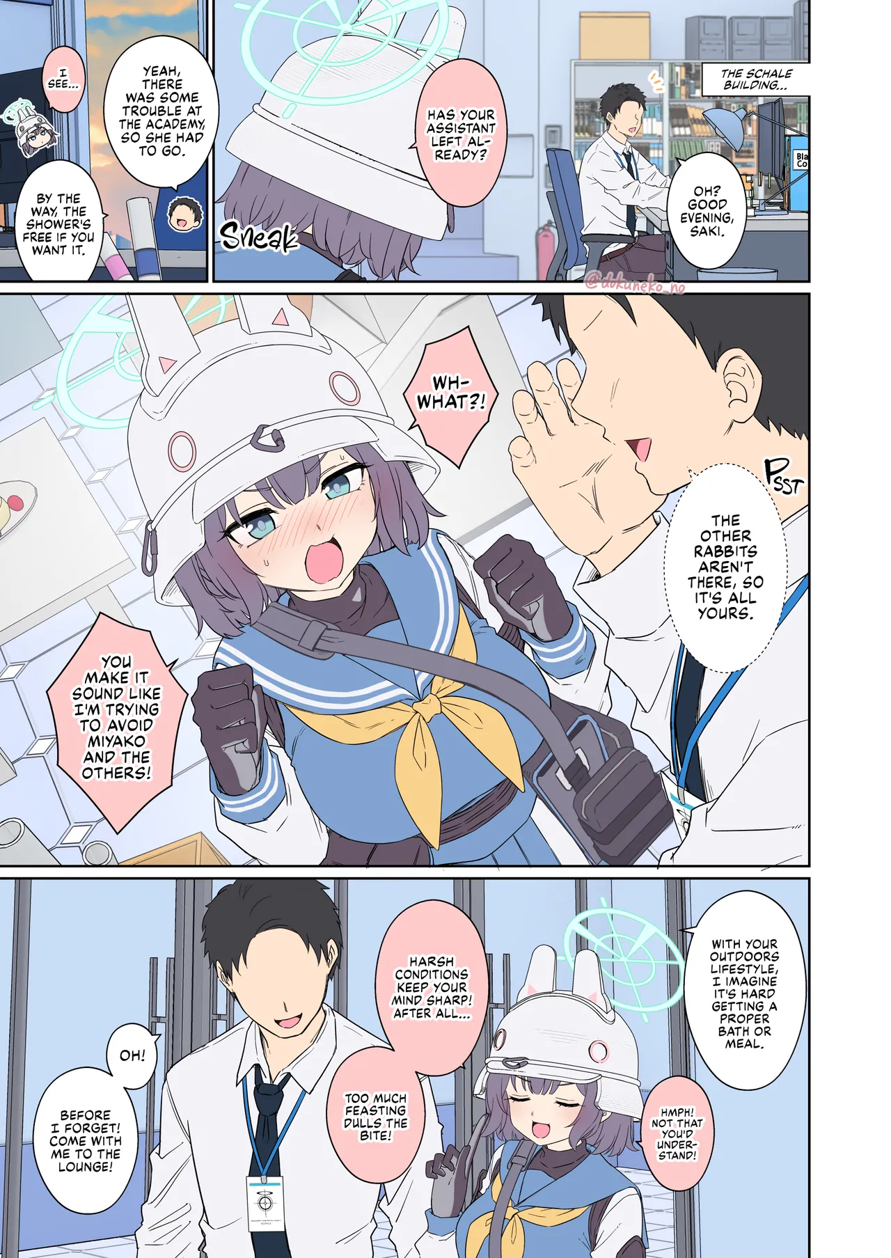 Page 2 of [Dokuneko Noil] Sora Saki ni Warui Koto o Suru Hanashi (Zenpen) | Sora Saki Has a Very Bad Night (Part 1) (Blue Archive) [English] [Fap It Scans, NaJung Translation] [Decensored]