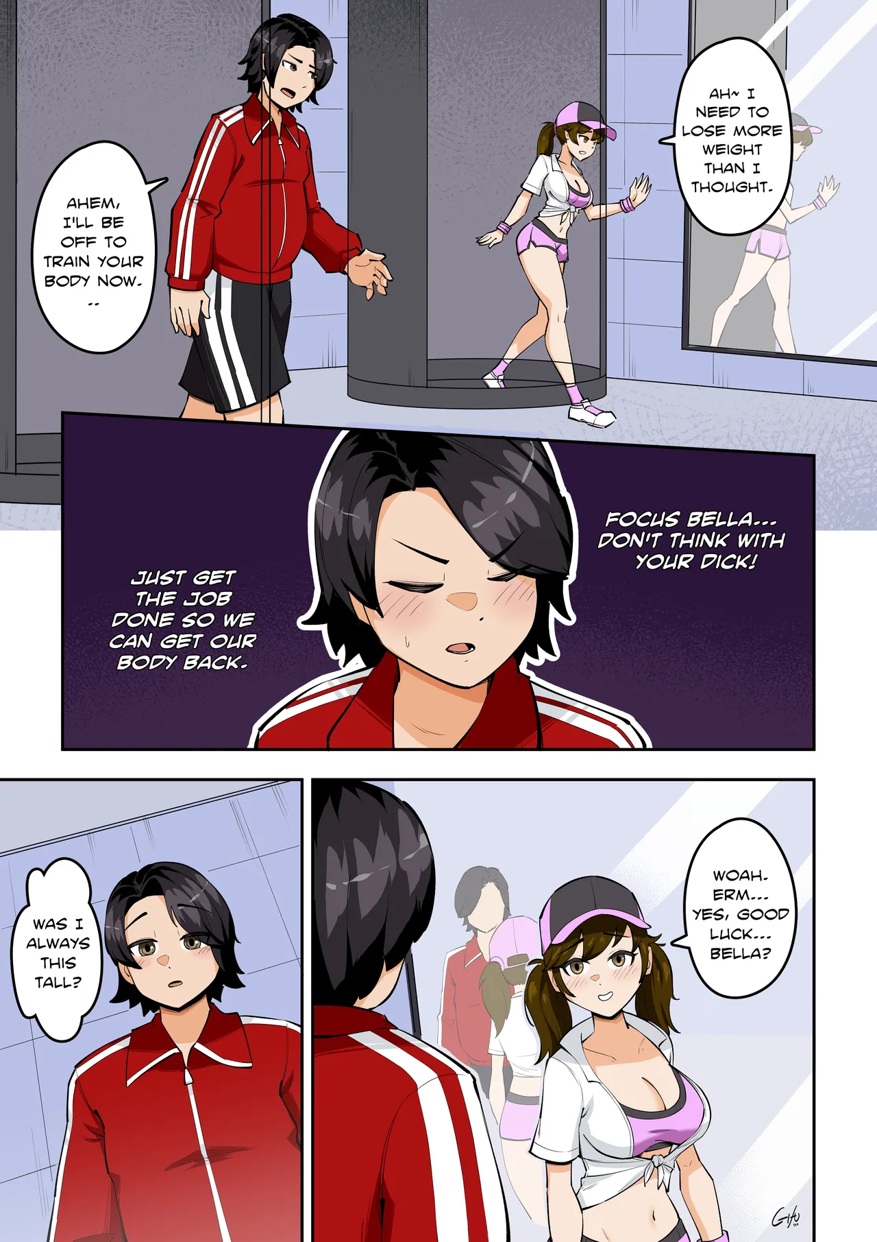 Kawaii Tsun'aho/ Swapping Gym Comic - Page 13