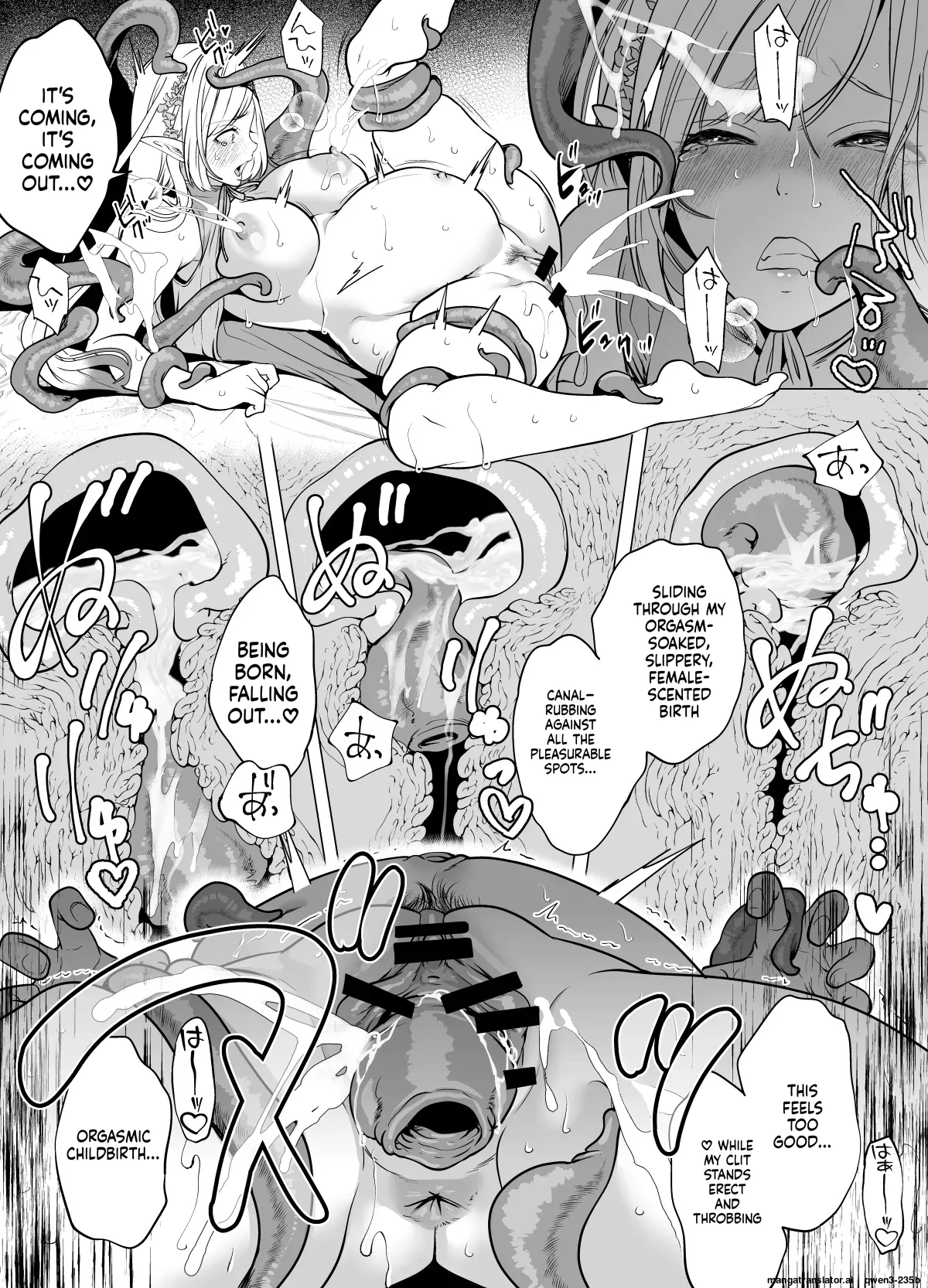 Page 27 of [Miyahara Ayumu] Shokushu to Kankaku Kyouyuu shite Hara nda Elf Oyako no Junan [English] [SCANMTL]