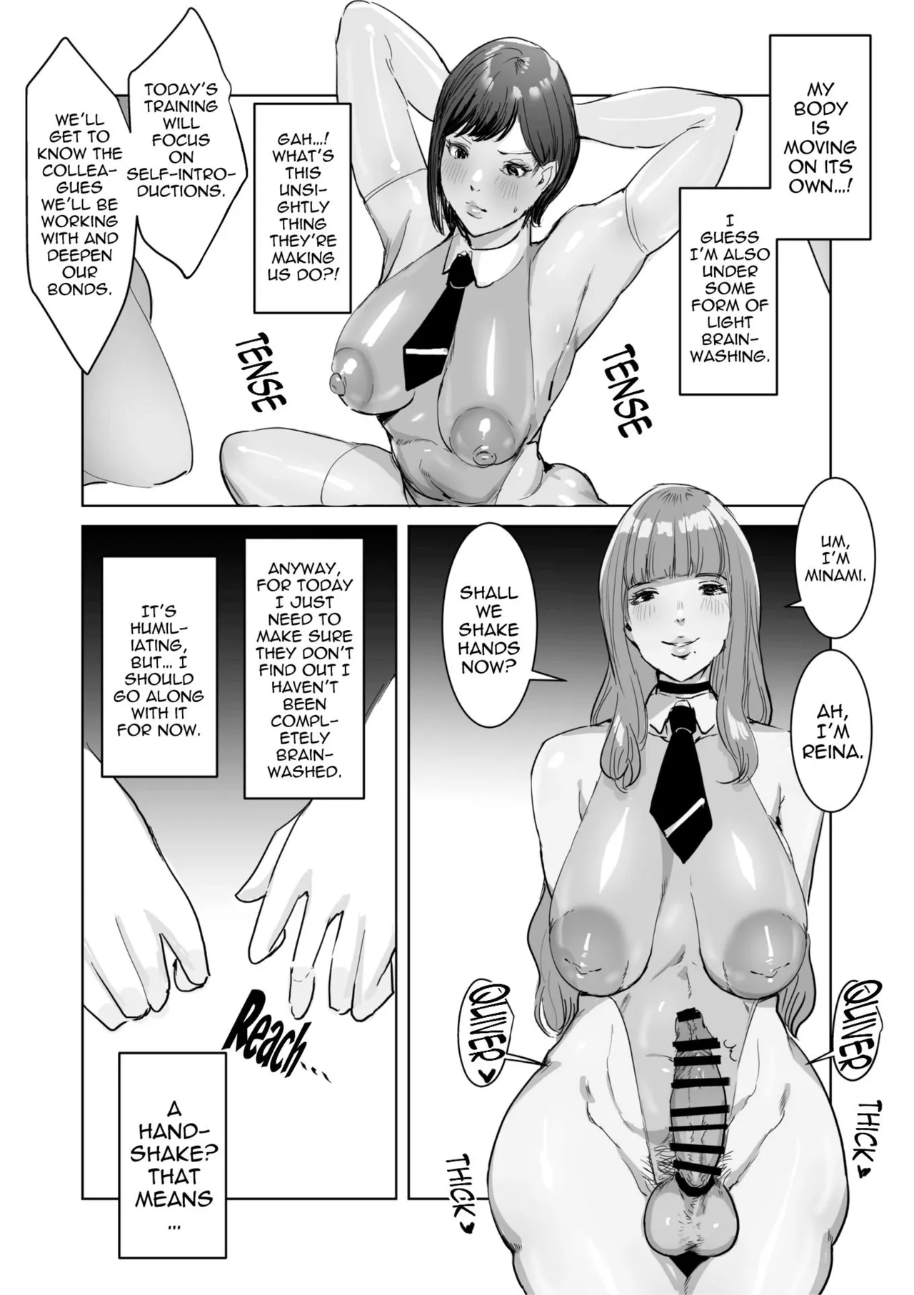 When I Infiltrated A High-Tech Company I Was Modified Into A Perverted Futanari Android - Page 17