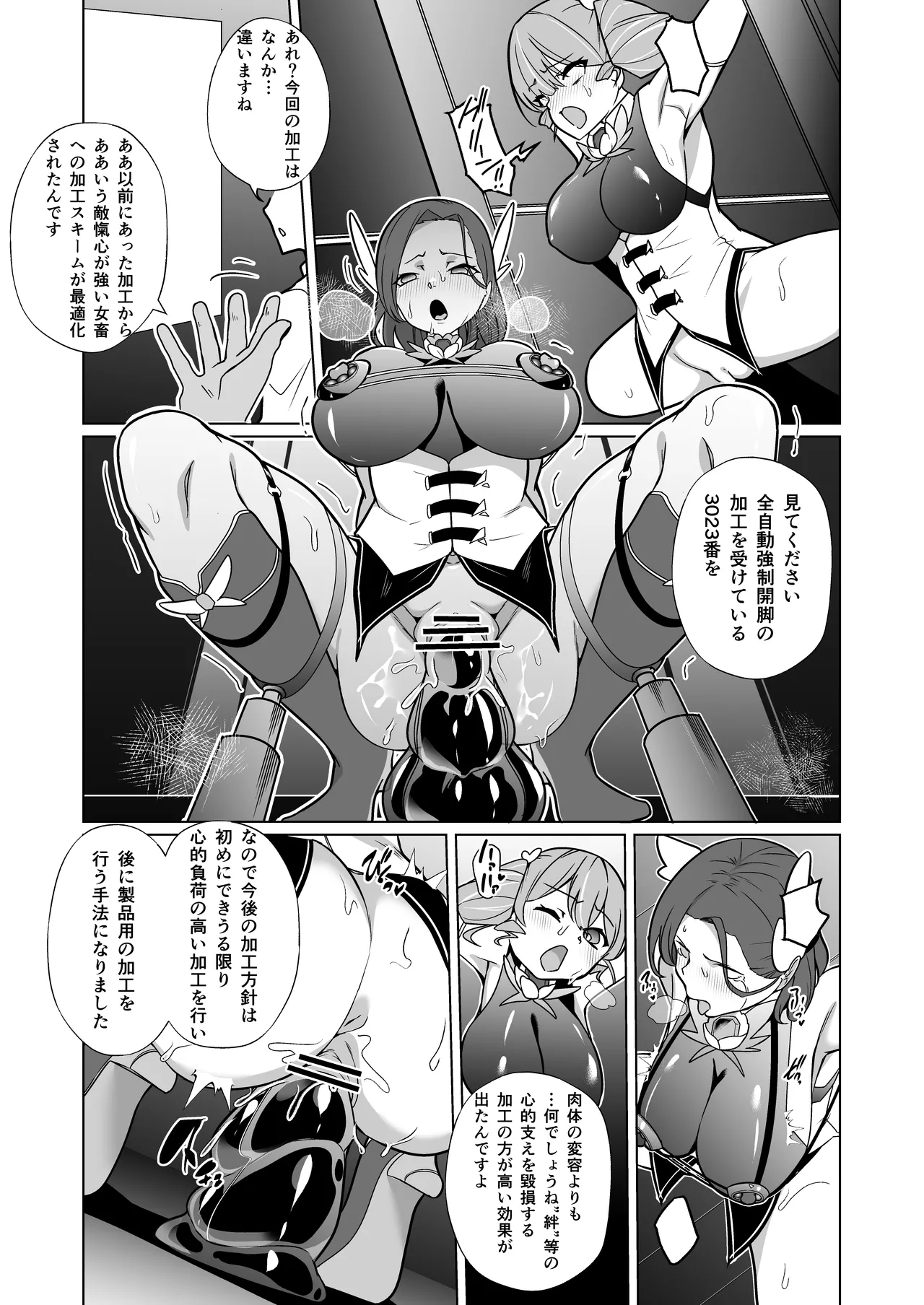 Page 9 of [Choukenkouya (Kenkou Shindan-chan)] Mechiku Kakou Plant Forceprite Kakou Kiroku
