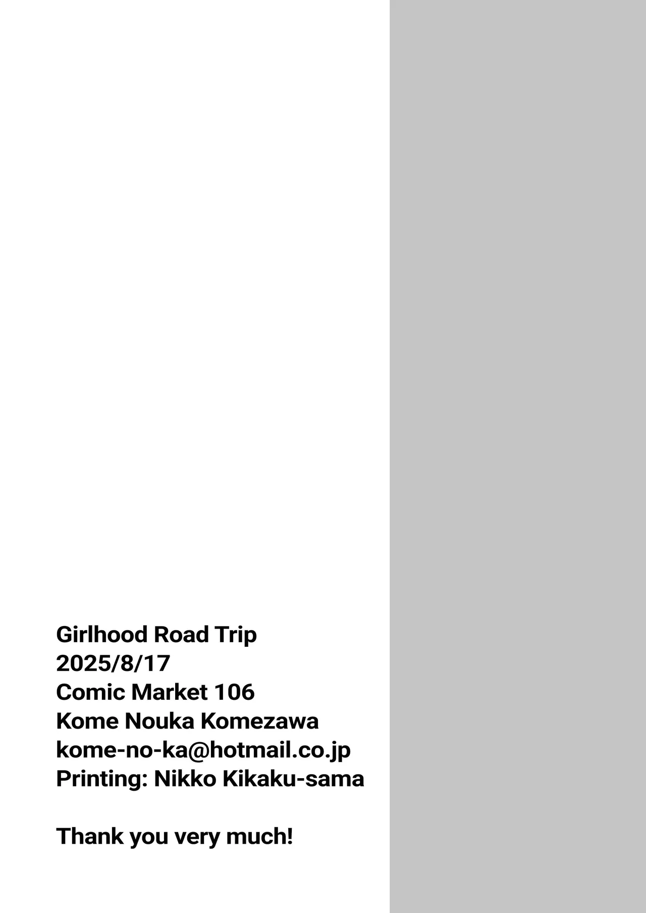 Page 36 of [Kome Nouka (Komezawa)] Mesuochi Trip | Girlhood Road Trip [English] [Pub Faggots] [Digital]